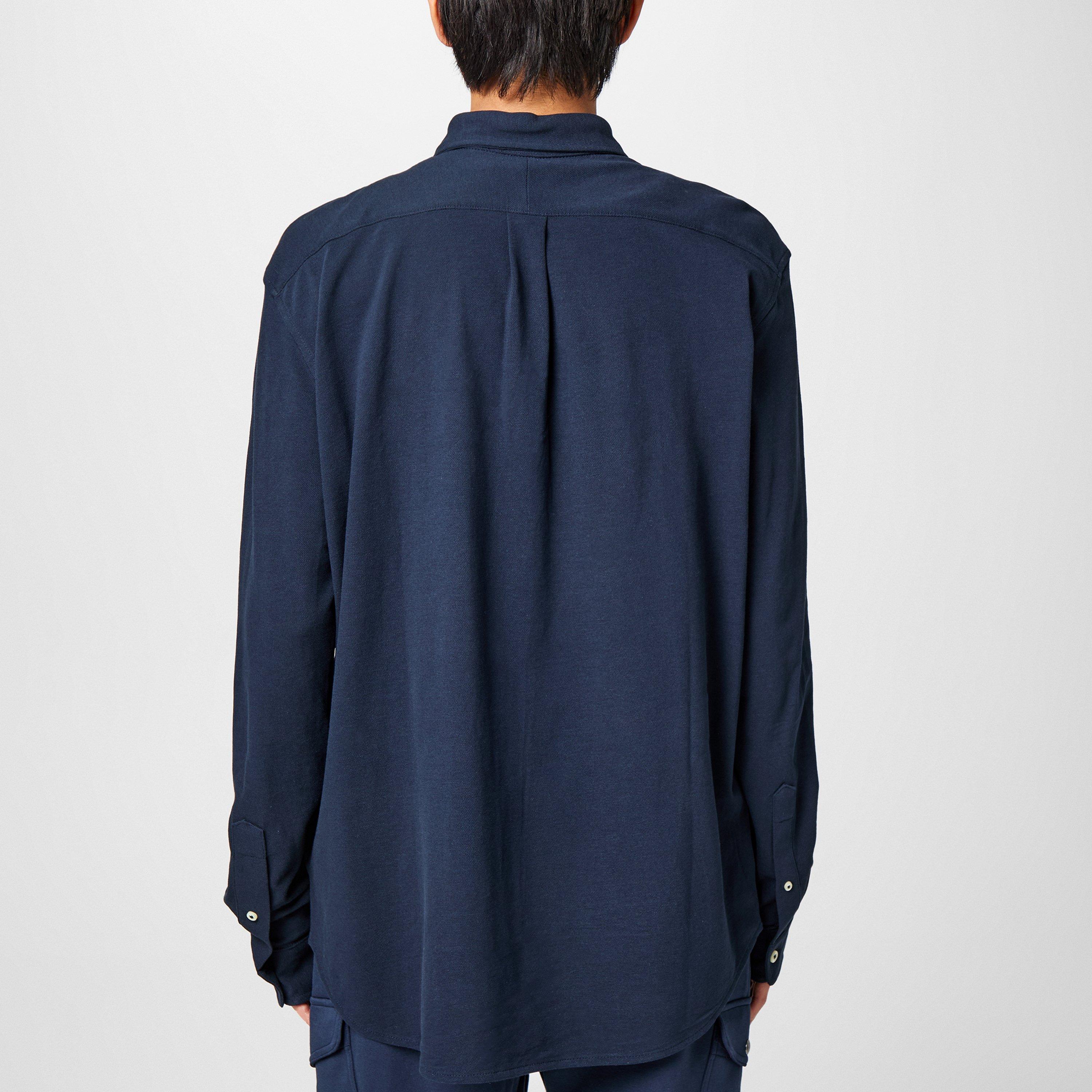 Aviator Navy - Polo Ralph Lauren - Men's Slim Fit Button-Down Plain Shirt - 4