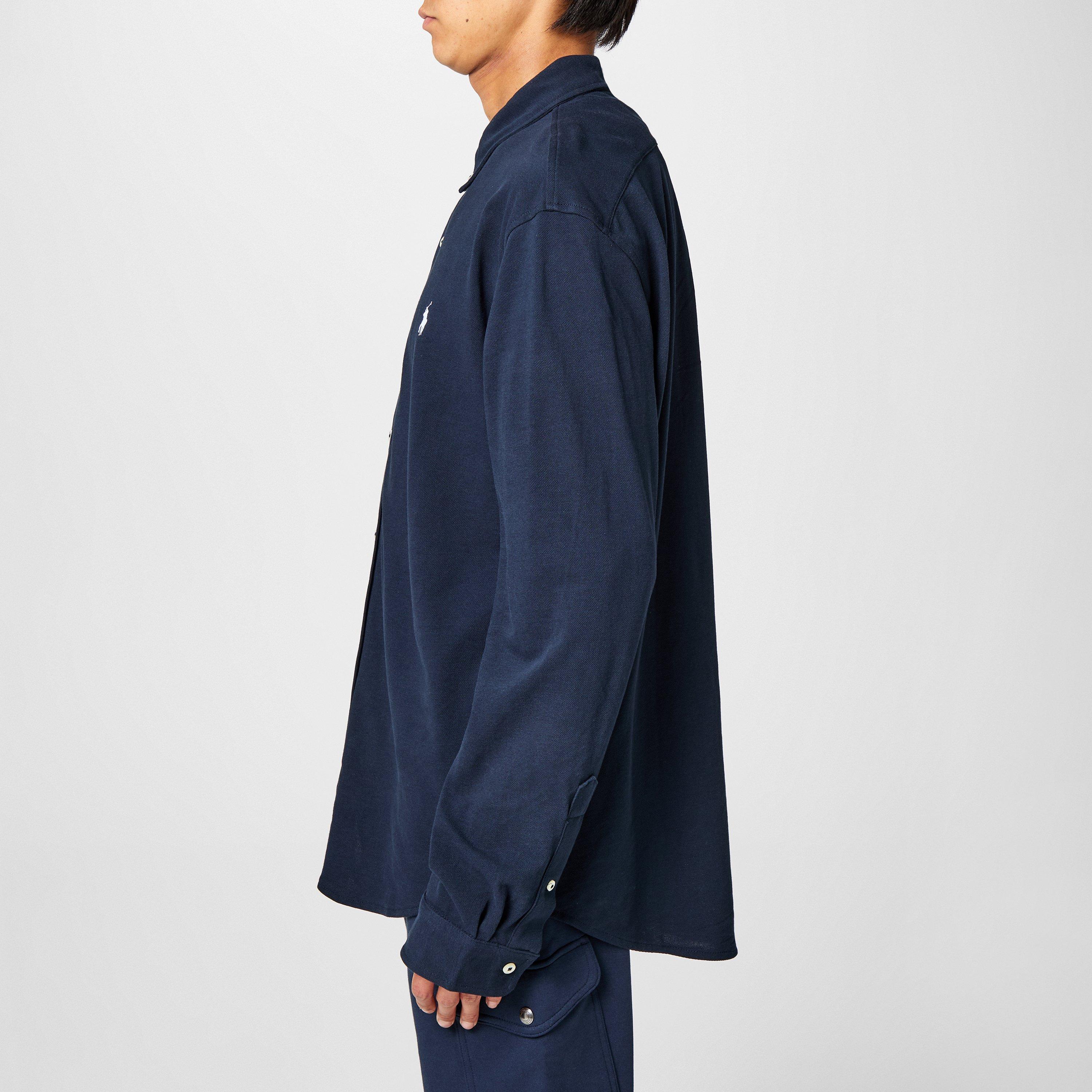 Aviator Navy - Polo Ralph Lauren - Men's Slim Fit Button-Down Plain Shirt - 5