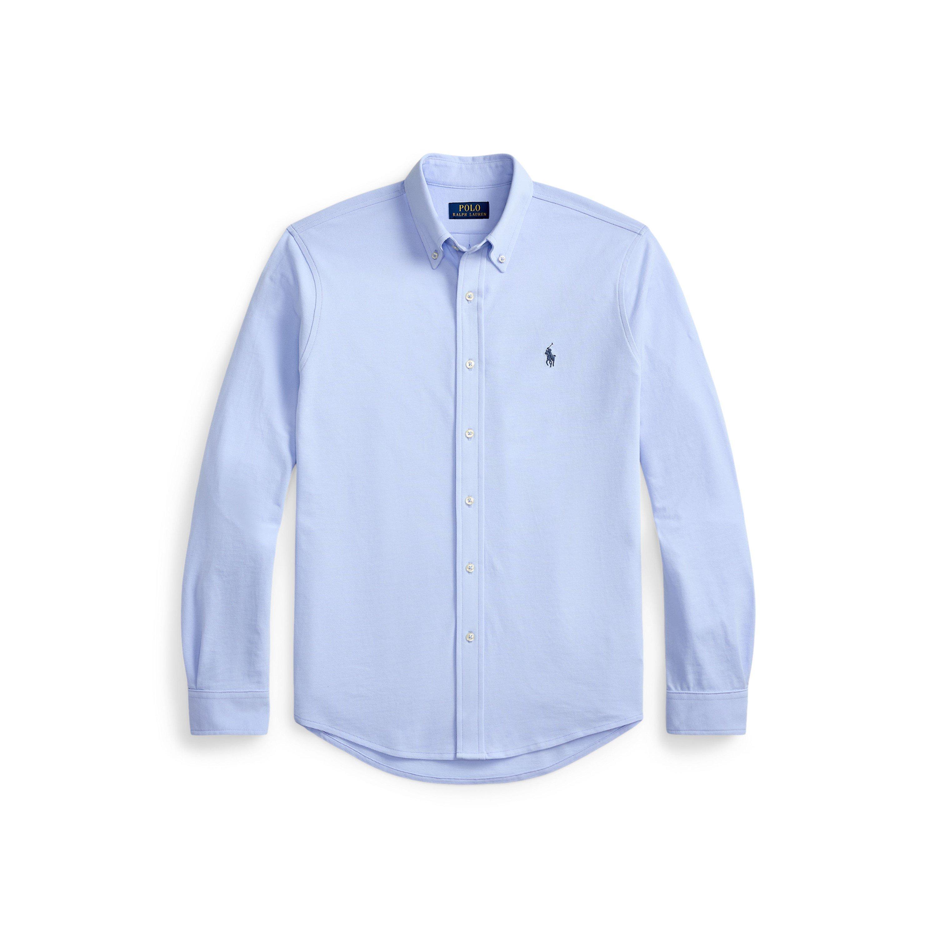 Men's Slim Fit Button-Down Plain Shirt