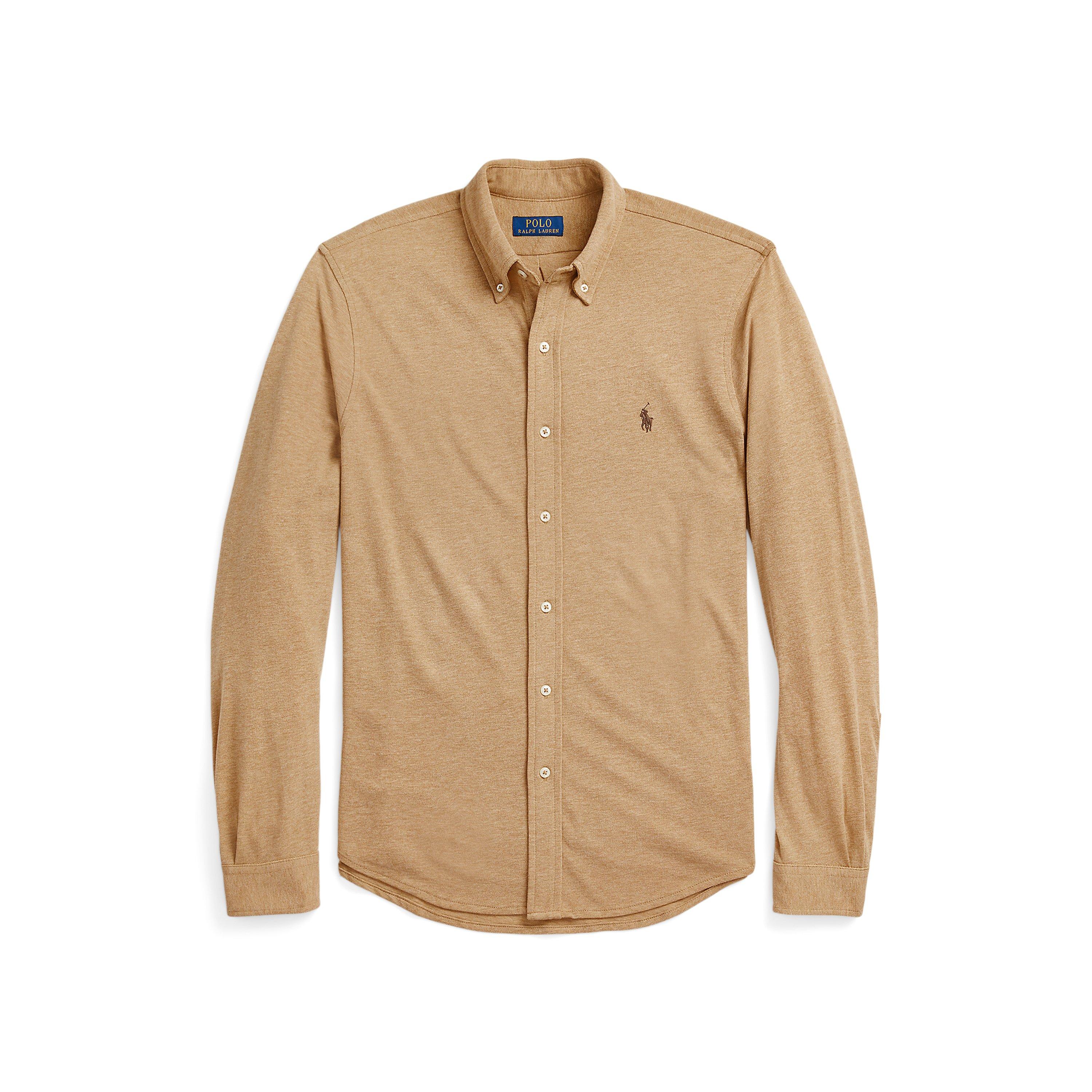 Men's Slim Fit Button-Down Plain Shirt