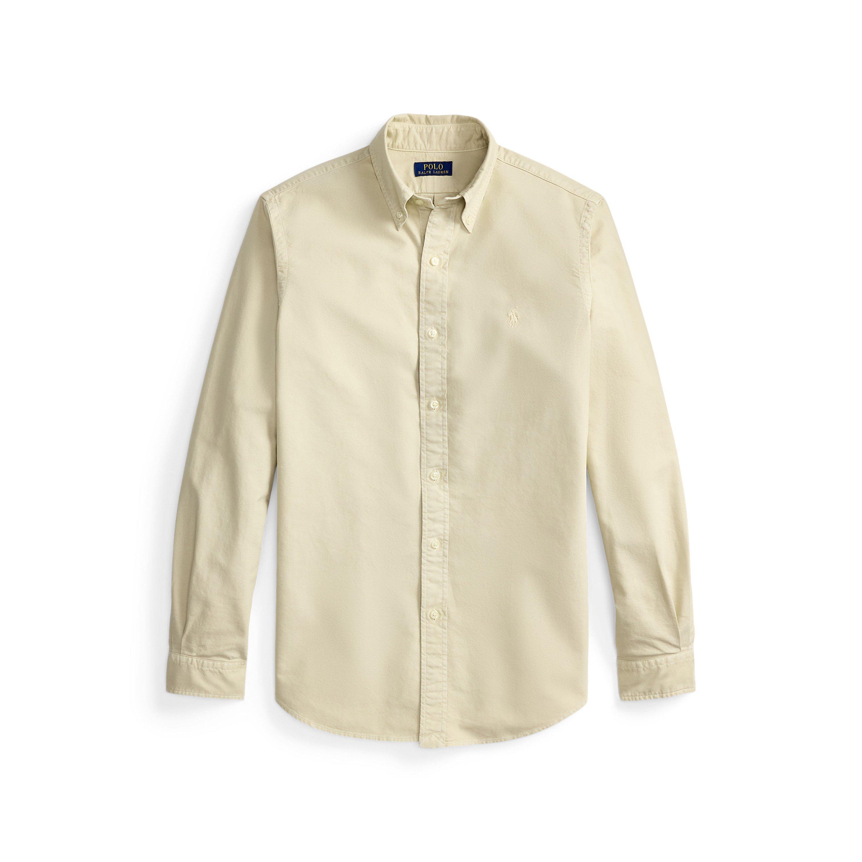 Mens Slim Fit Oxford Long Sleeve Shirt