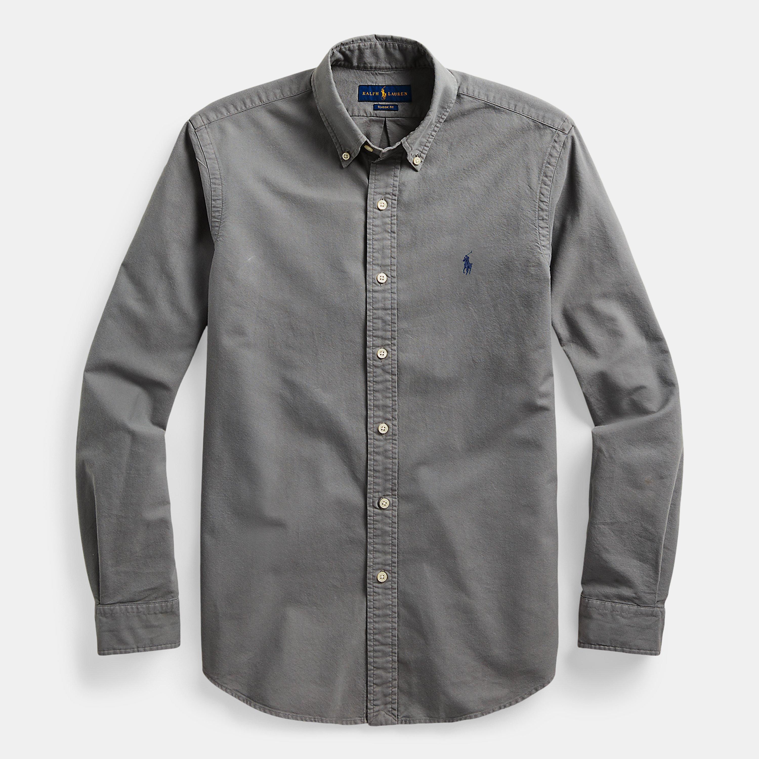 Men's Slim Fit Oxford Long Sleeve Shirt