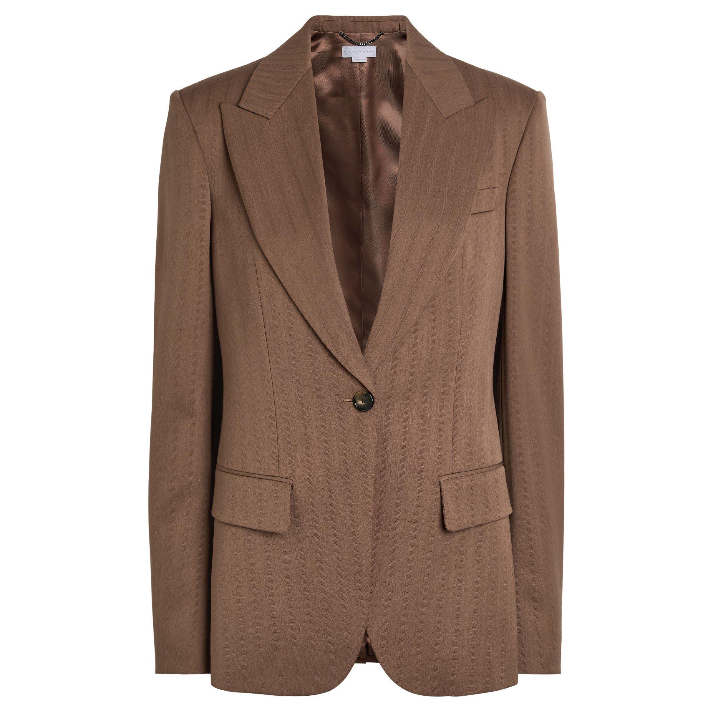 BROWN - Stella McCartney - SLIM TAILORING JACKET - 1