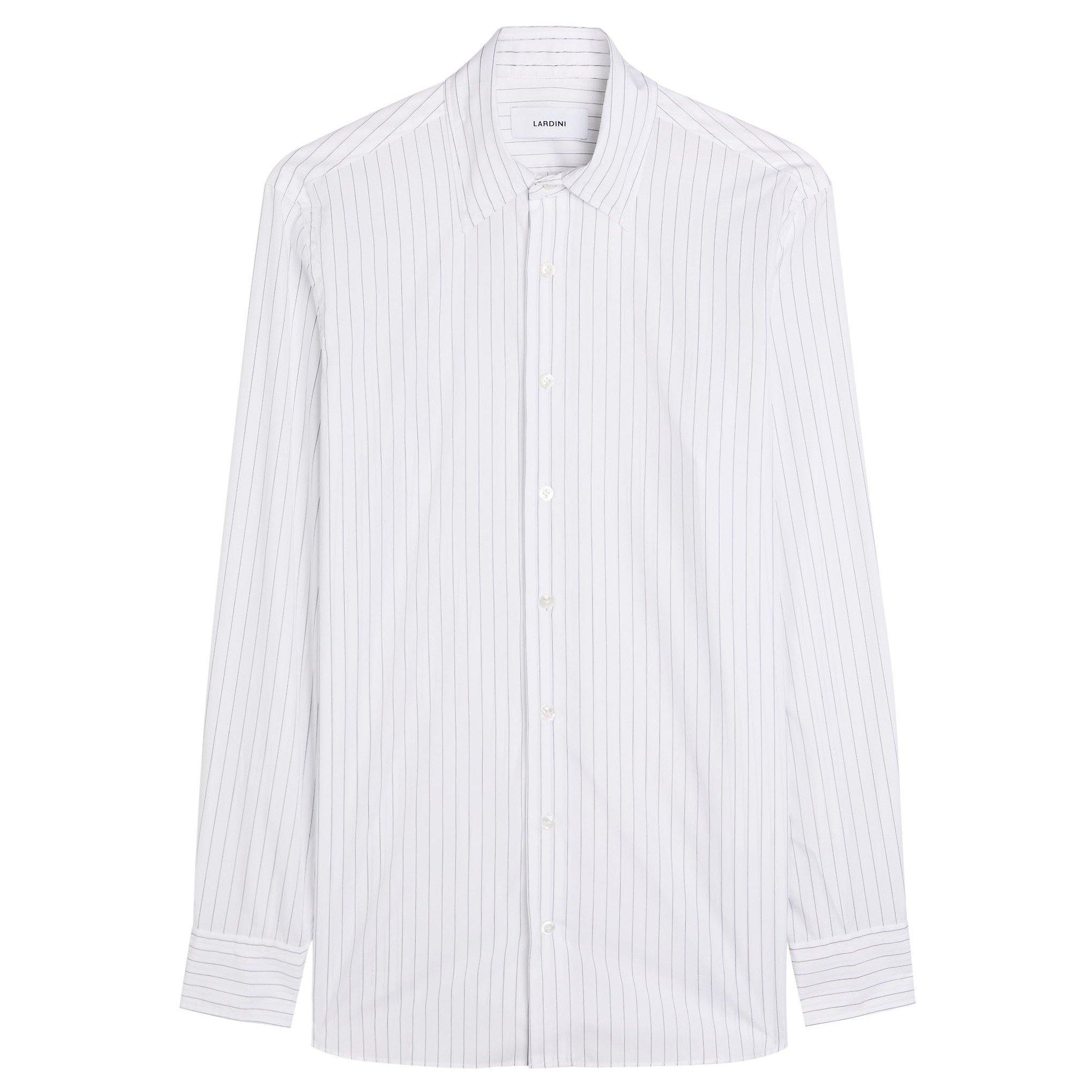 WHITE AND OTHER - Lardini - LAR SHRT LS STRIPE