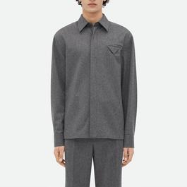 Bottega Veneta Light Wool Flannel Shirt