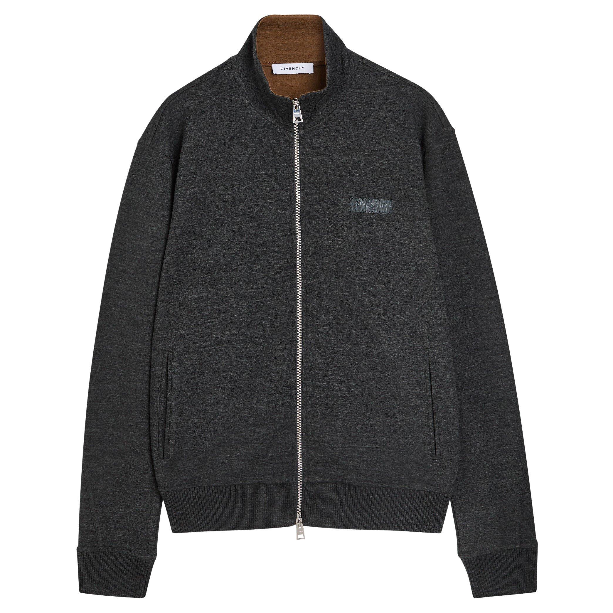 GREY AND OTHER - GIVENCHY - GIV TRACK TOP PINTUCK SLEEVE - 1
