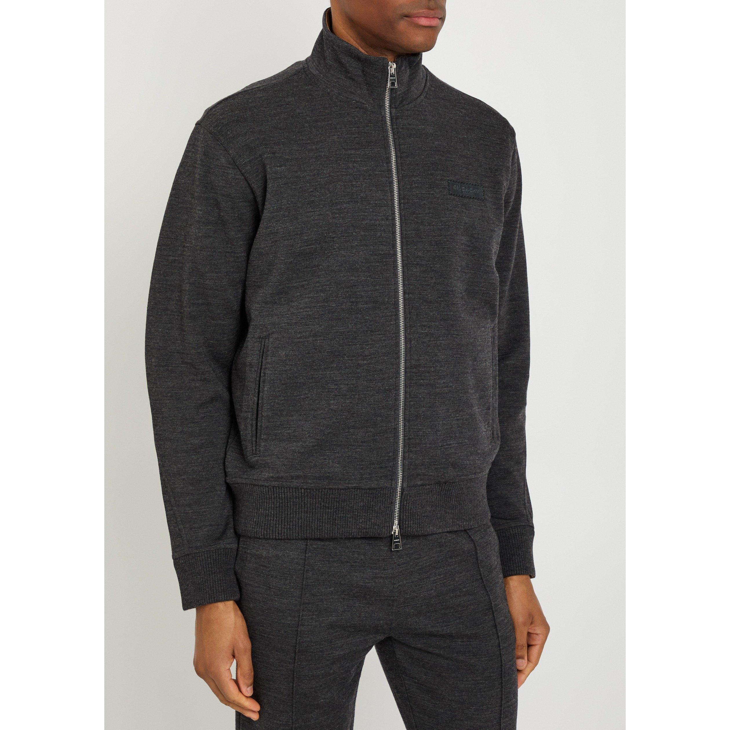 GREY AND OTHER - GIVENCHY - GIV TRACK TOP PINTUCK SLEEVE - 2