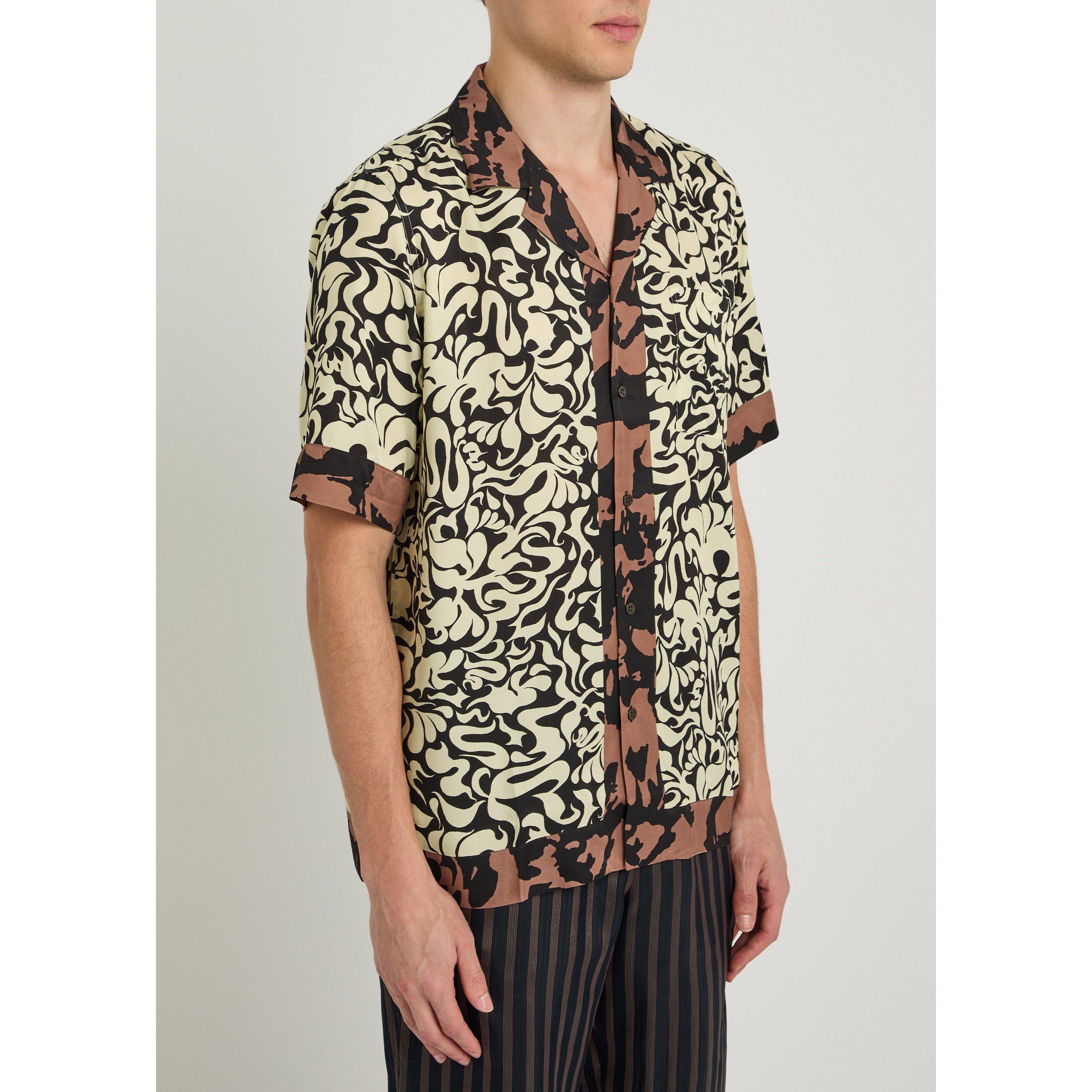 BLACK - Dries Van Noten - DVN CARLTONNE PRINTED SHIRT - 2