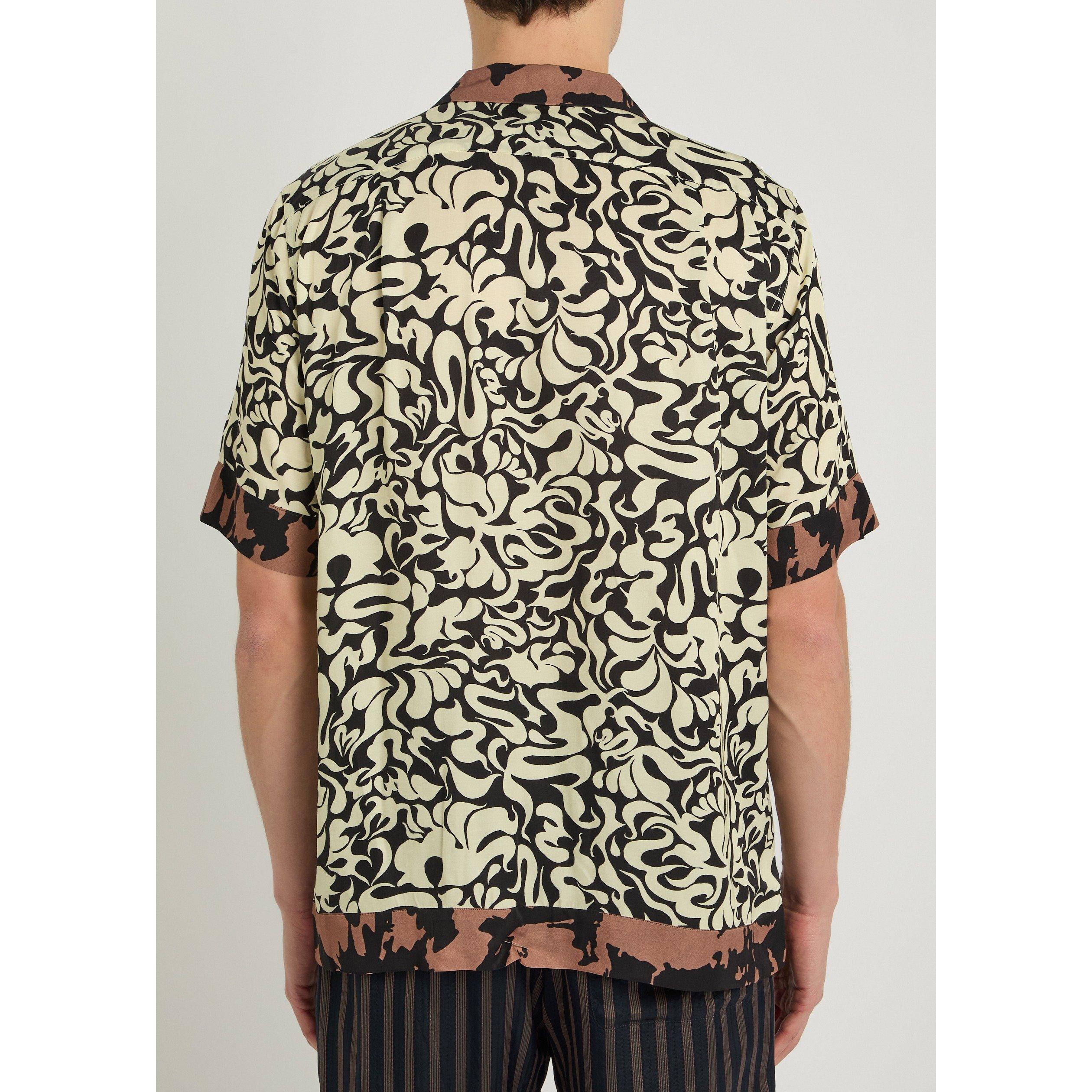 BLACK - Dries Van Noten - DVN CARLTONNE PRINTED SHIRT - 3