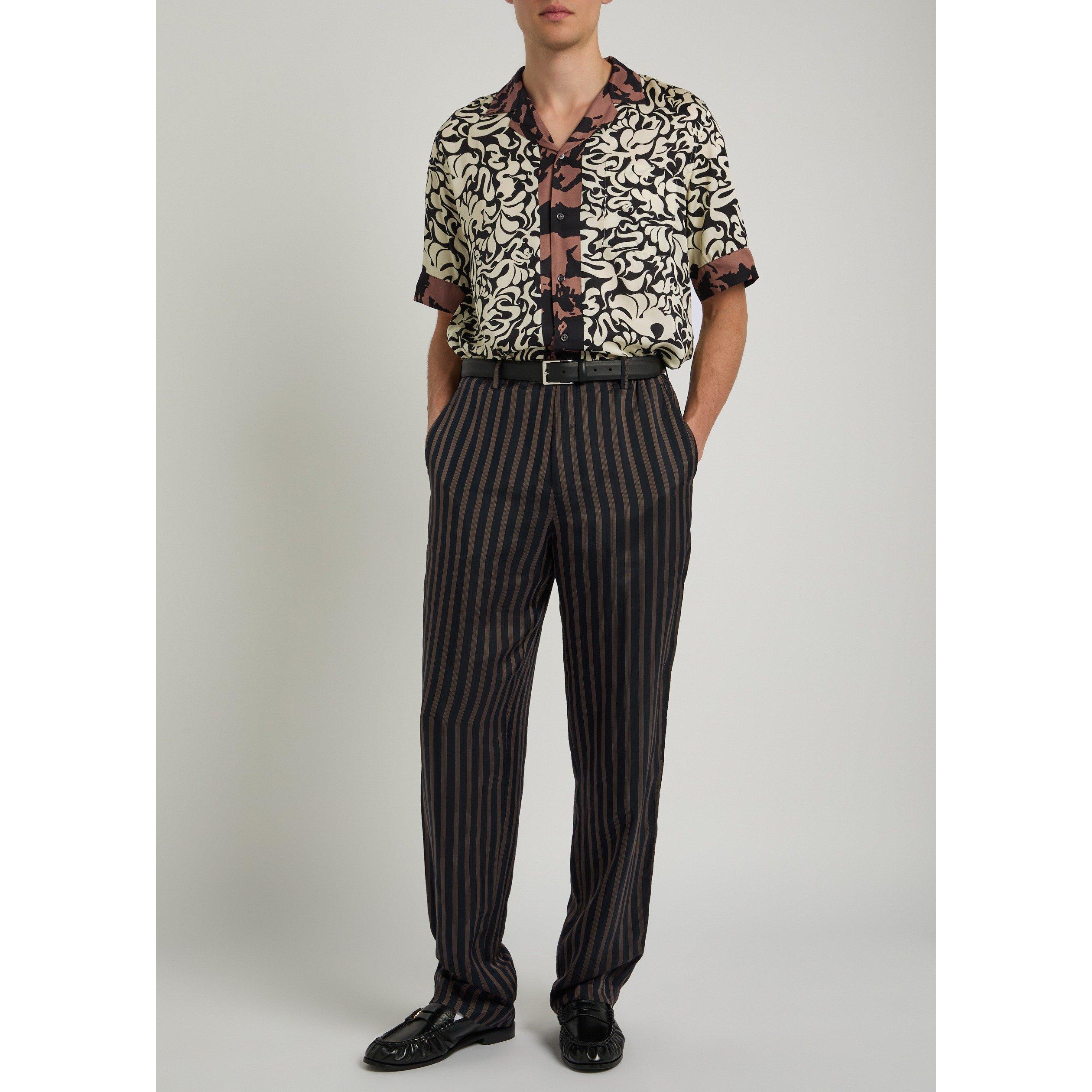 BLACK - Dries Van Noten - DVN CARLTONNE PRINTED SHIRT - 5