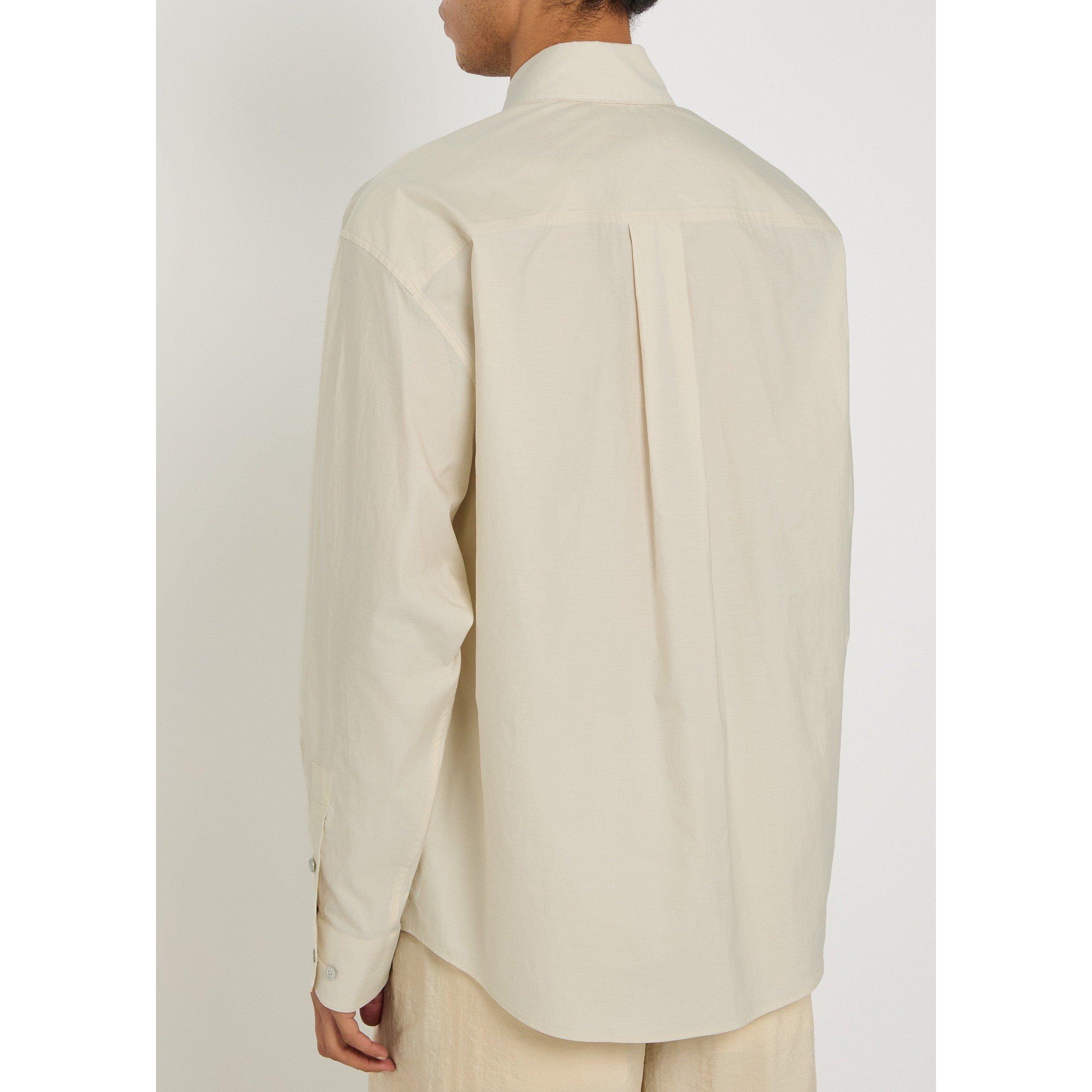 CREAM - Lemaire - LEMAIRE REGULAR SHIRT - 3