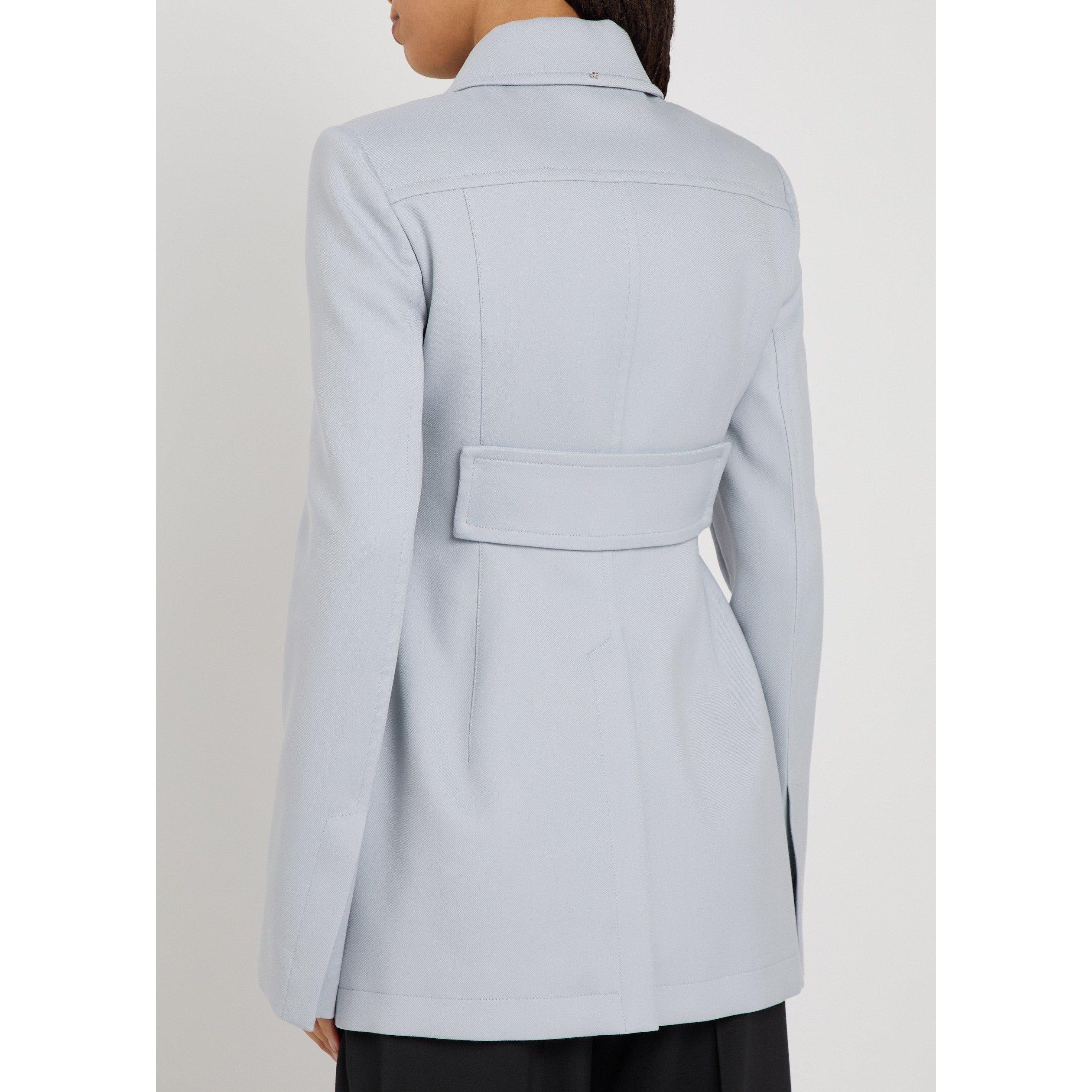 GREY - Sportmax - Women's Cotton Slim-Fit Blazer - 3