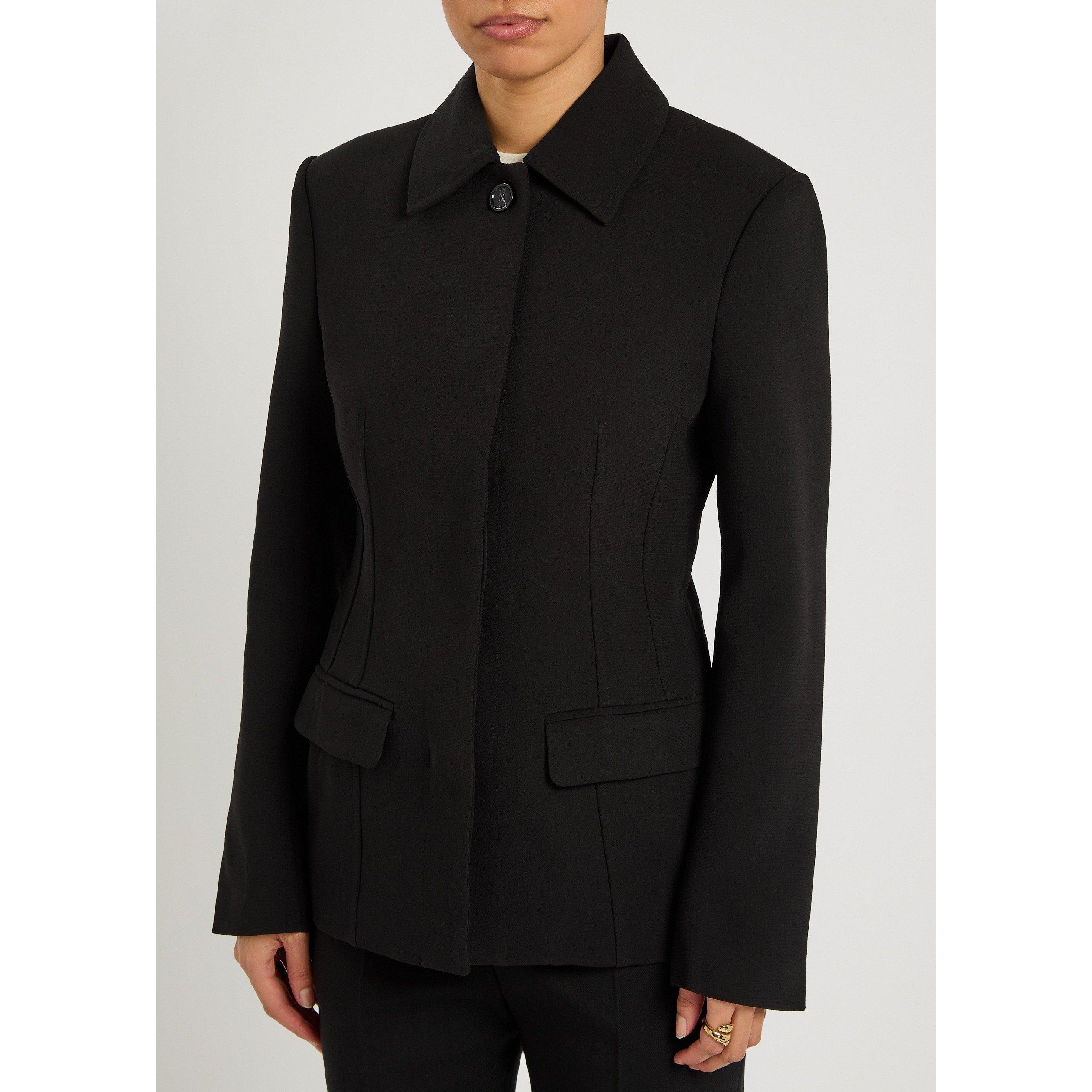 BLACK - Toteme - Women's Cinched Pocket Blazer - 2