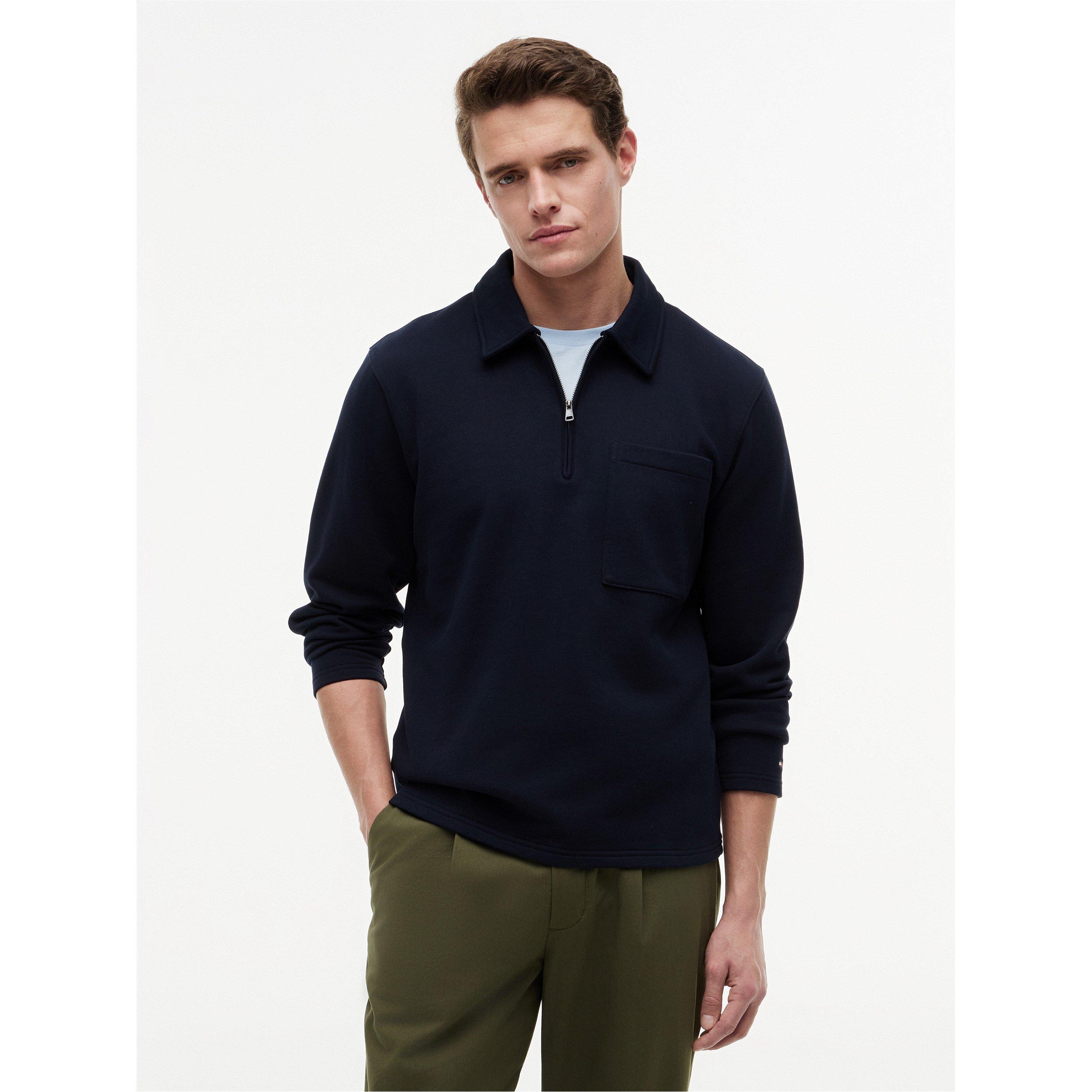 Desert Sky - Tommy Hilfiger - Men's 1/4 Zip Fleece - 2
