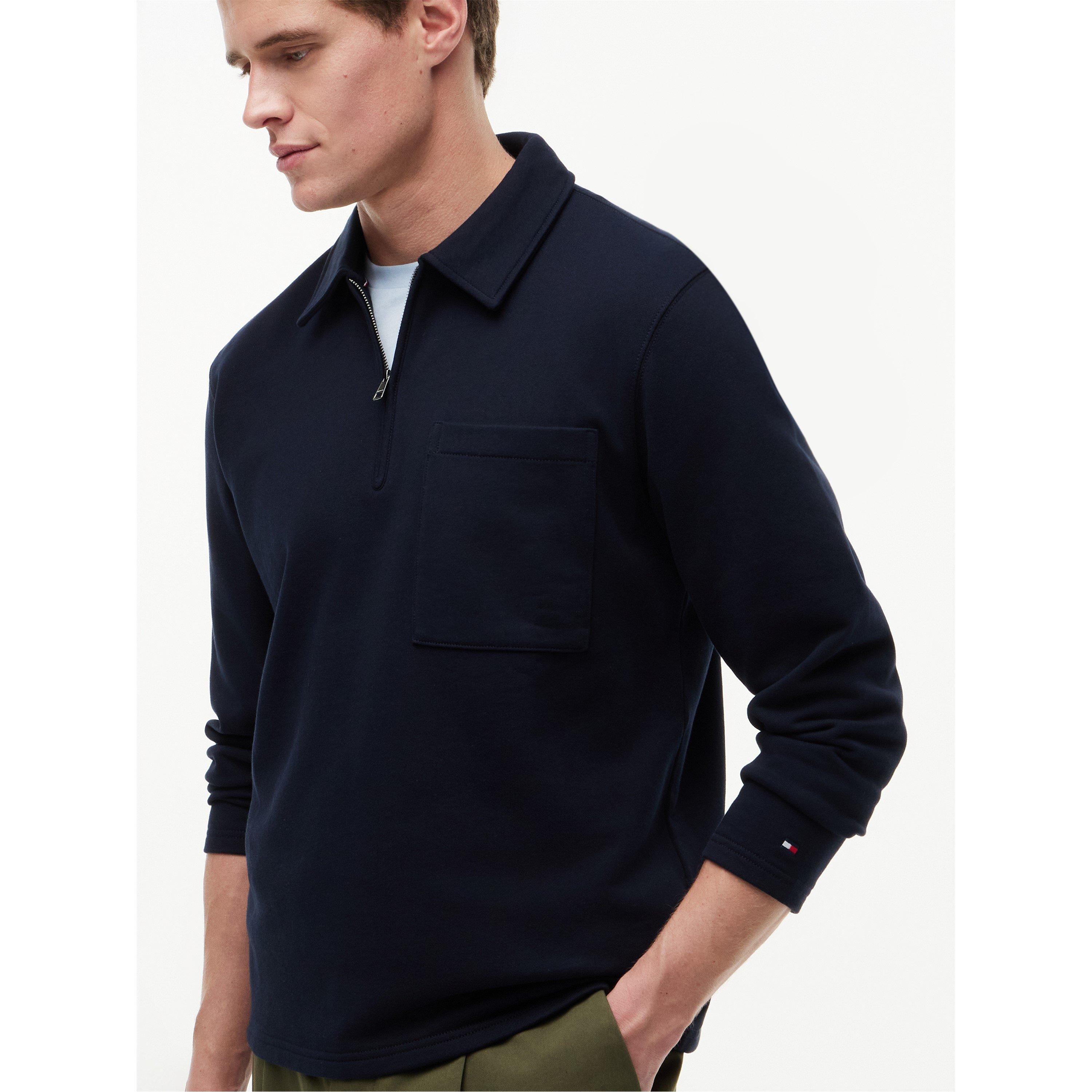 Desert Sky - Tommy Hilfiger - Men's 1/4 Zip Fleece - 4