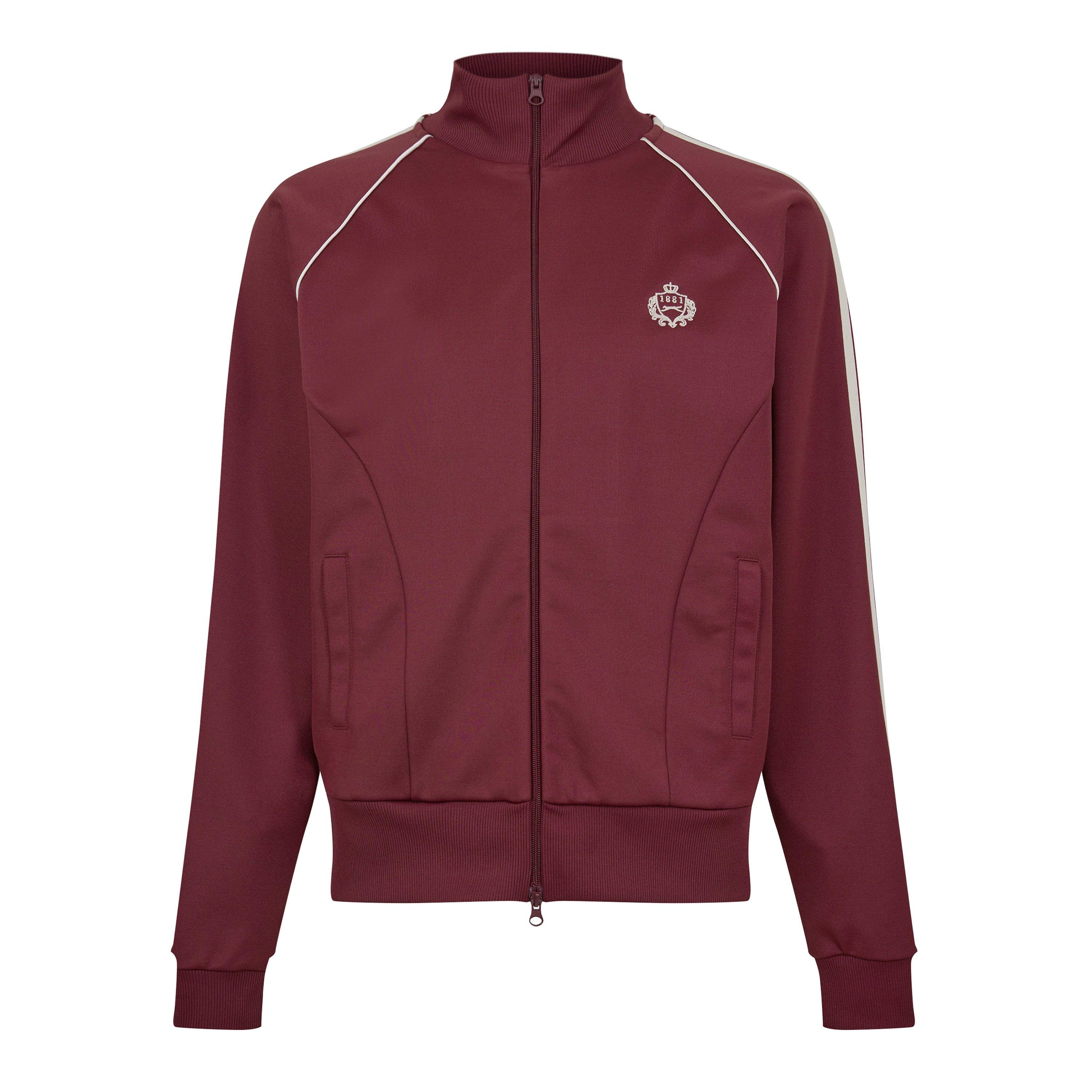 Burgundy - Slazenger - Off-Court Men’s Warmdown Track Jacket - 1