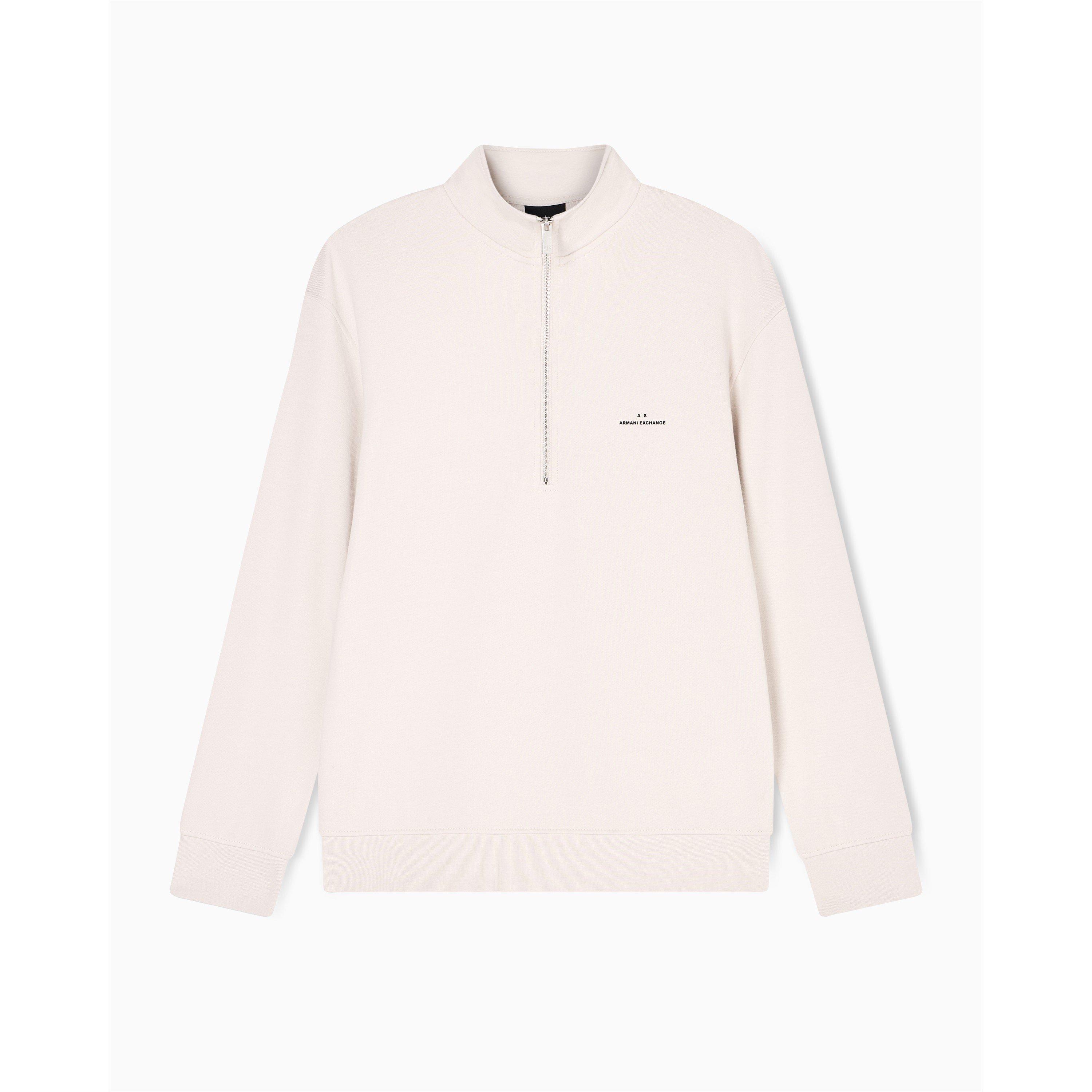 Armani Exchange Men's 1/4 Zip Fleece Top - Chime U1013 - S