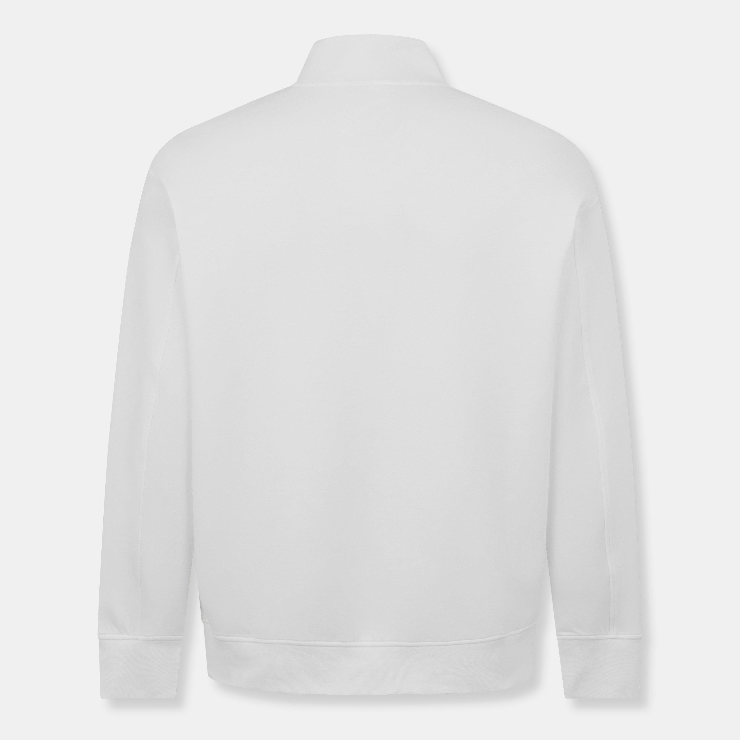 Off White - Armani Exchange - Men's quarter Zip Fleece - 2