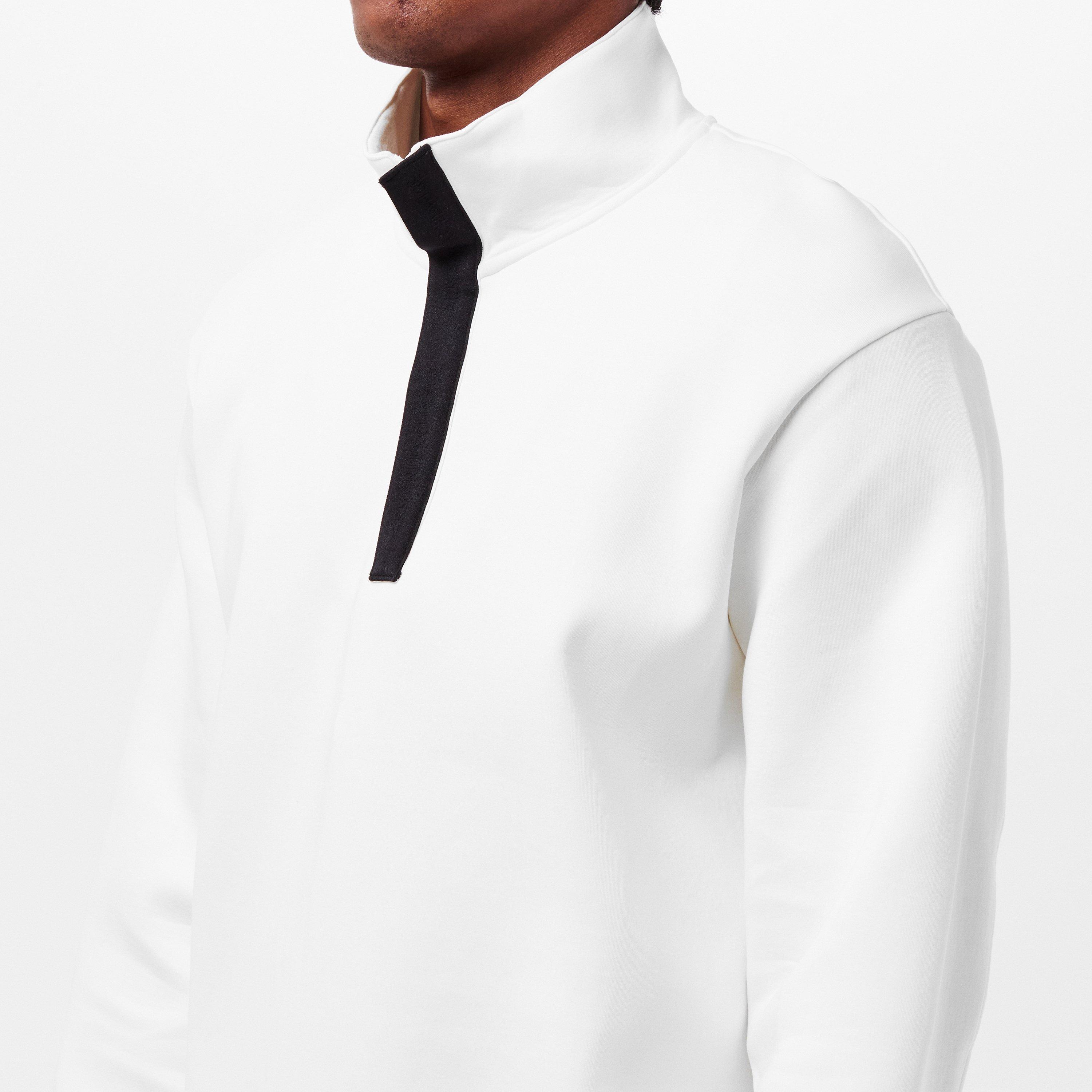 Off White - Armani Exchange - Men's quarter Zip Fleece - 5