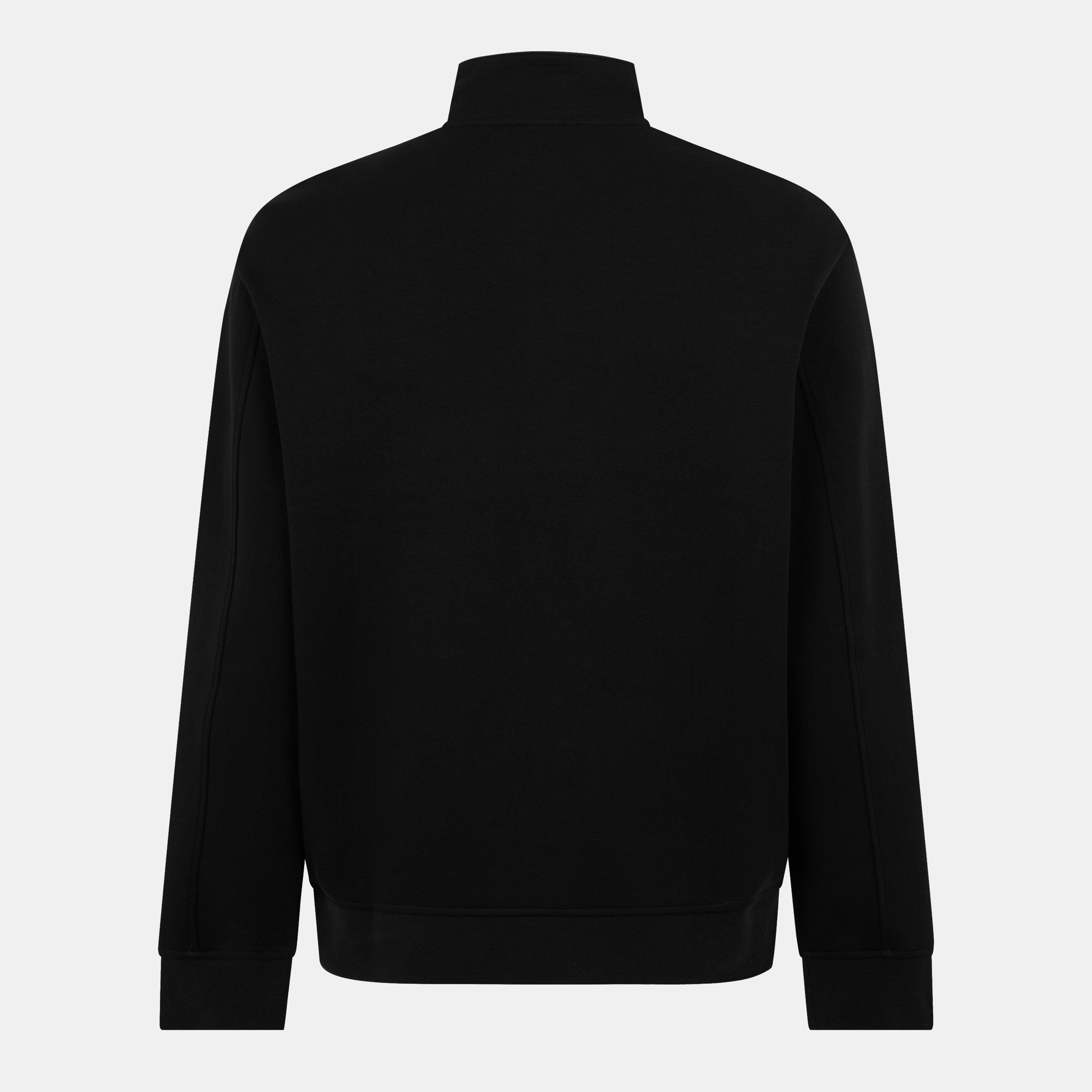 Black - Armani Exchange - Men's Quarter Zip Pullover - 2