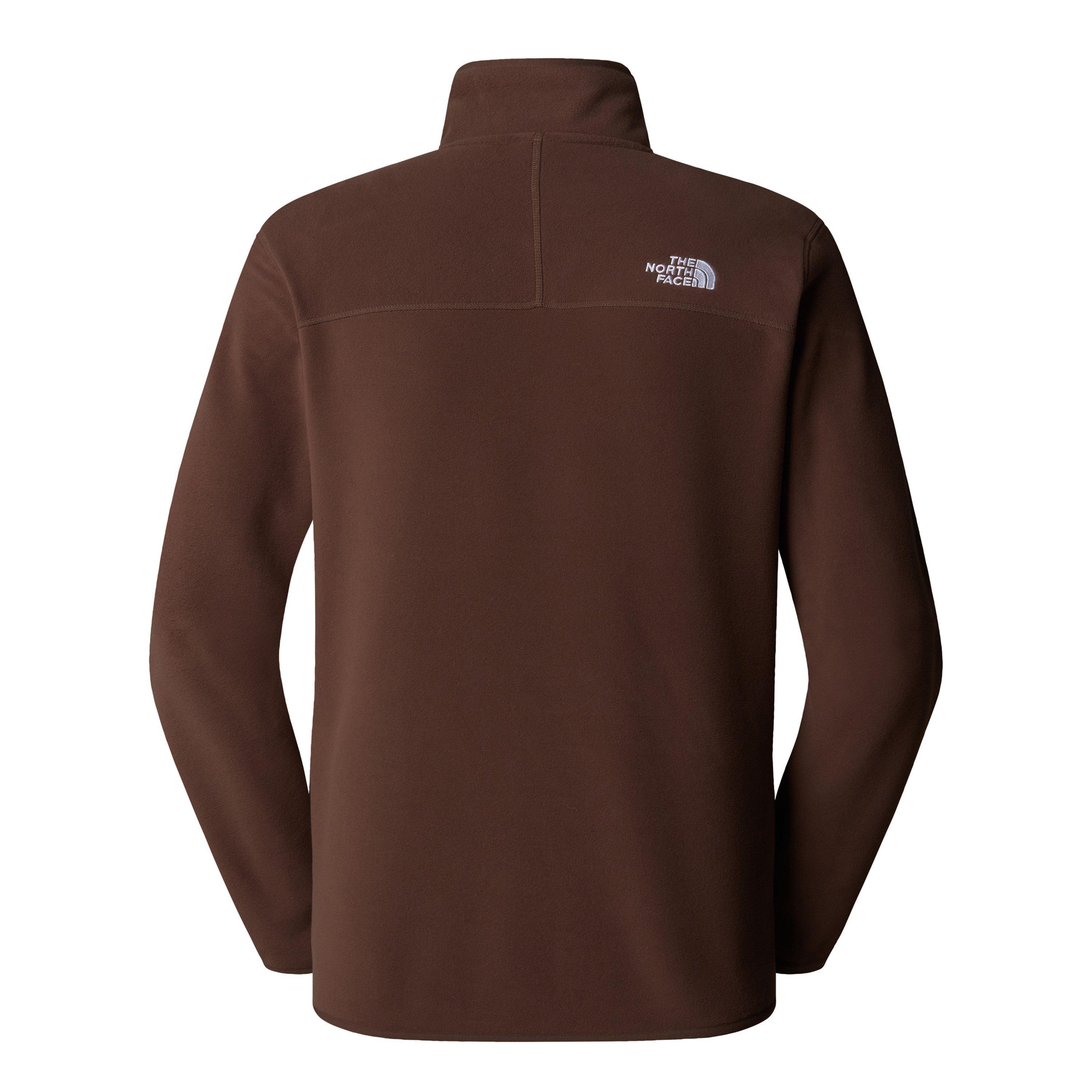 Brown 1OI - The North Face - Men's Glacier Quarter-Zip Fleece - 2
