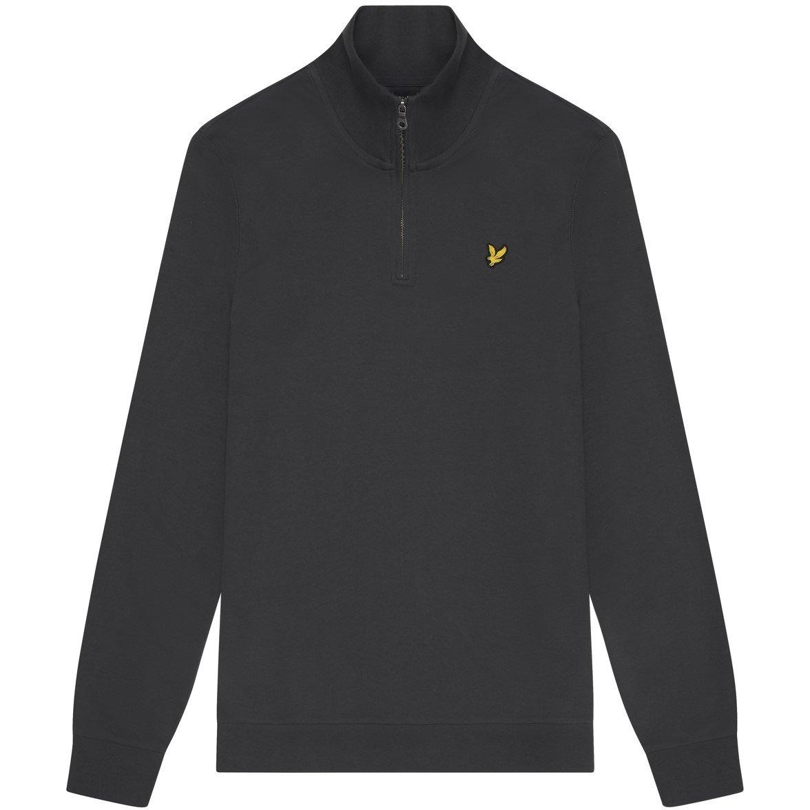 Lyle And Scott Men's Gunmetal W635 Quarter Zip Sweatshirt