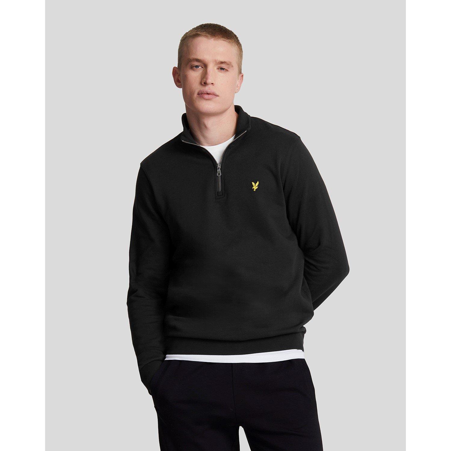 Jet Black Z865 - Lyle and Scott - Quarter Zip Sweatshirt - 2