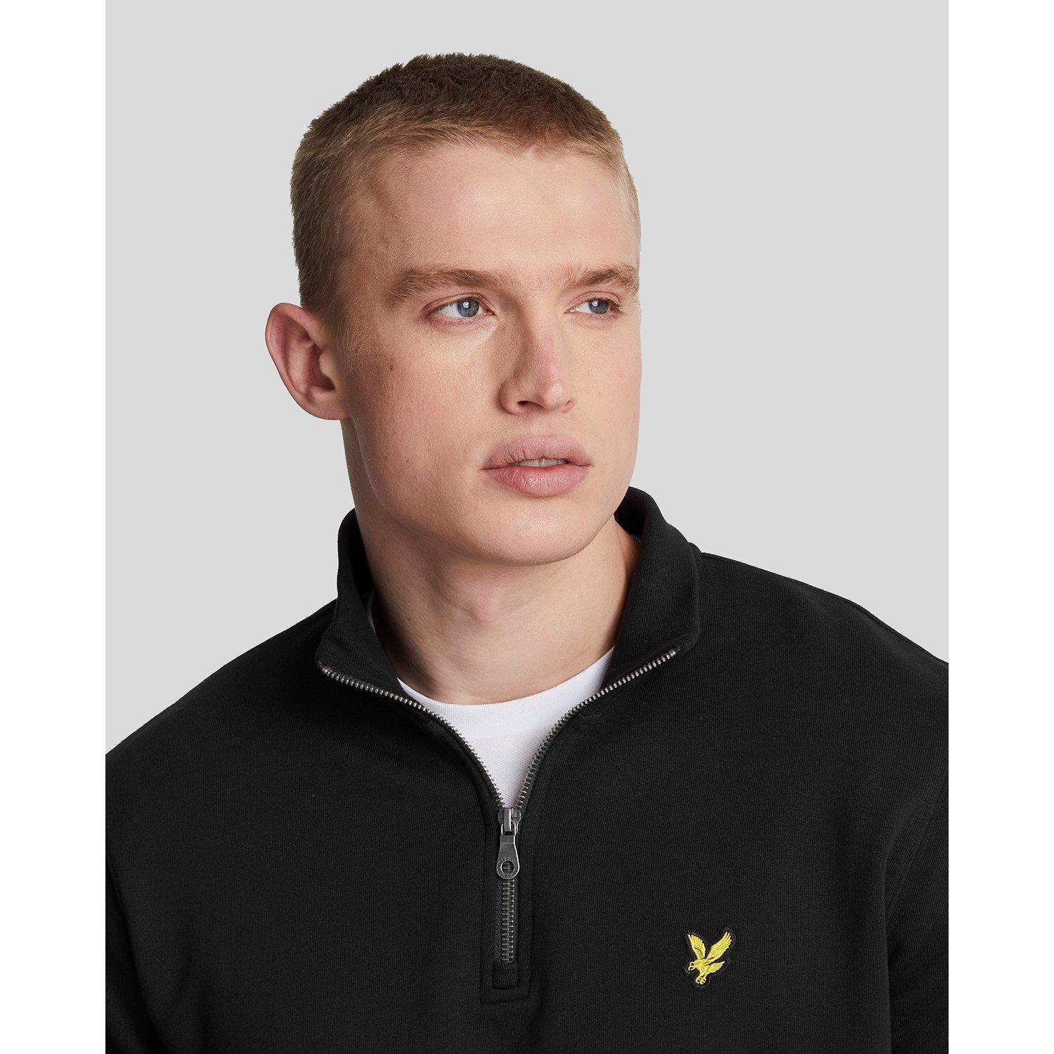 Jet Black Z865 - Lyle and Scott - Quarter Zip Sweatshirt - 4