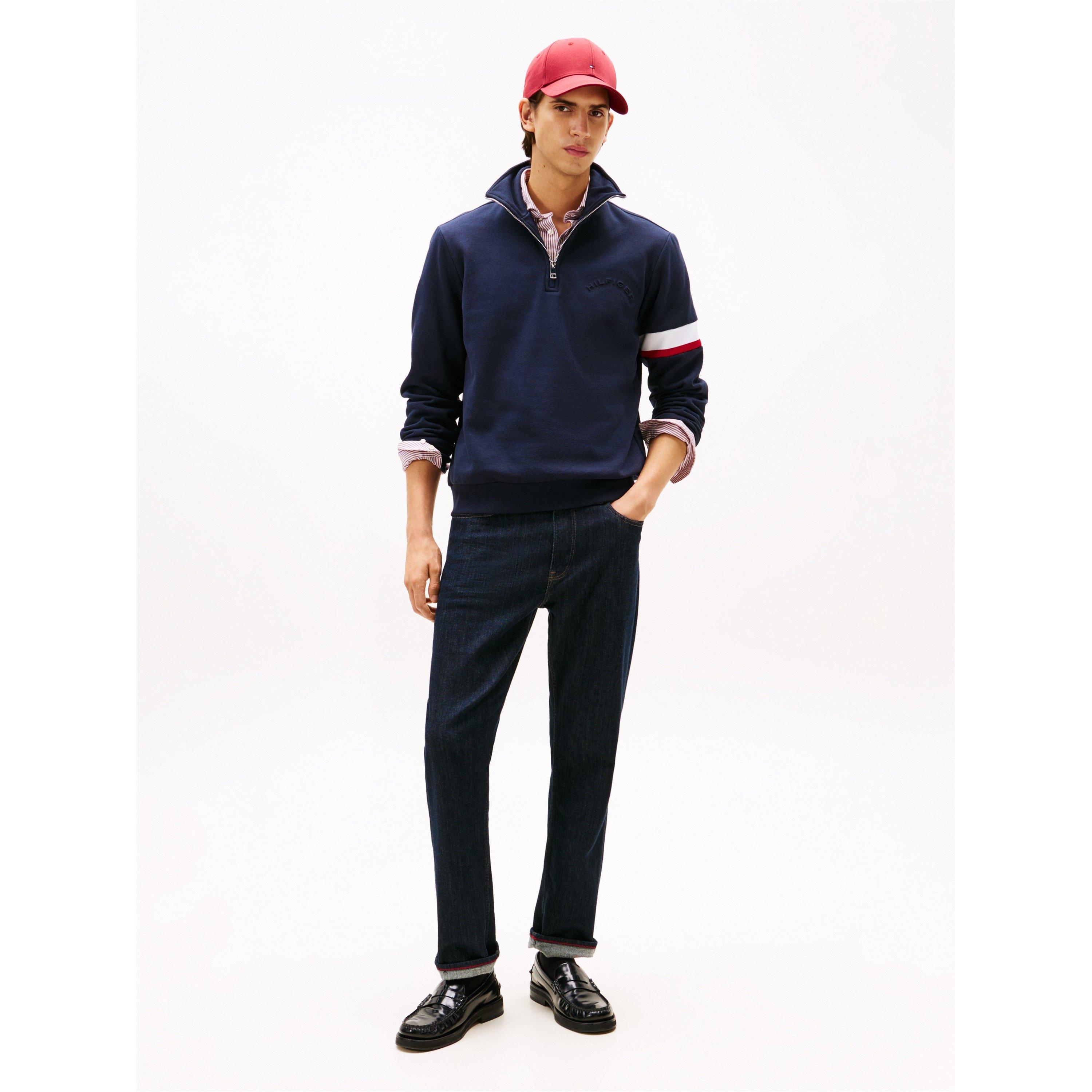 Desert Sky DW5 - Tommy Hilfiger - Men's quarter Zip Fleece - 3