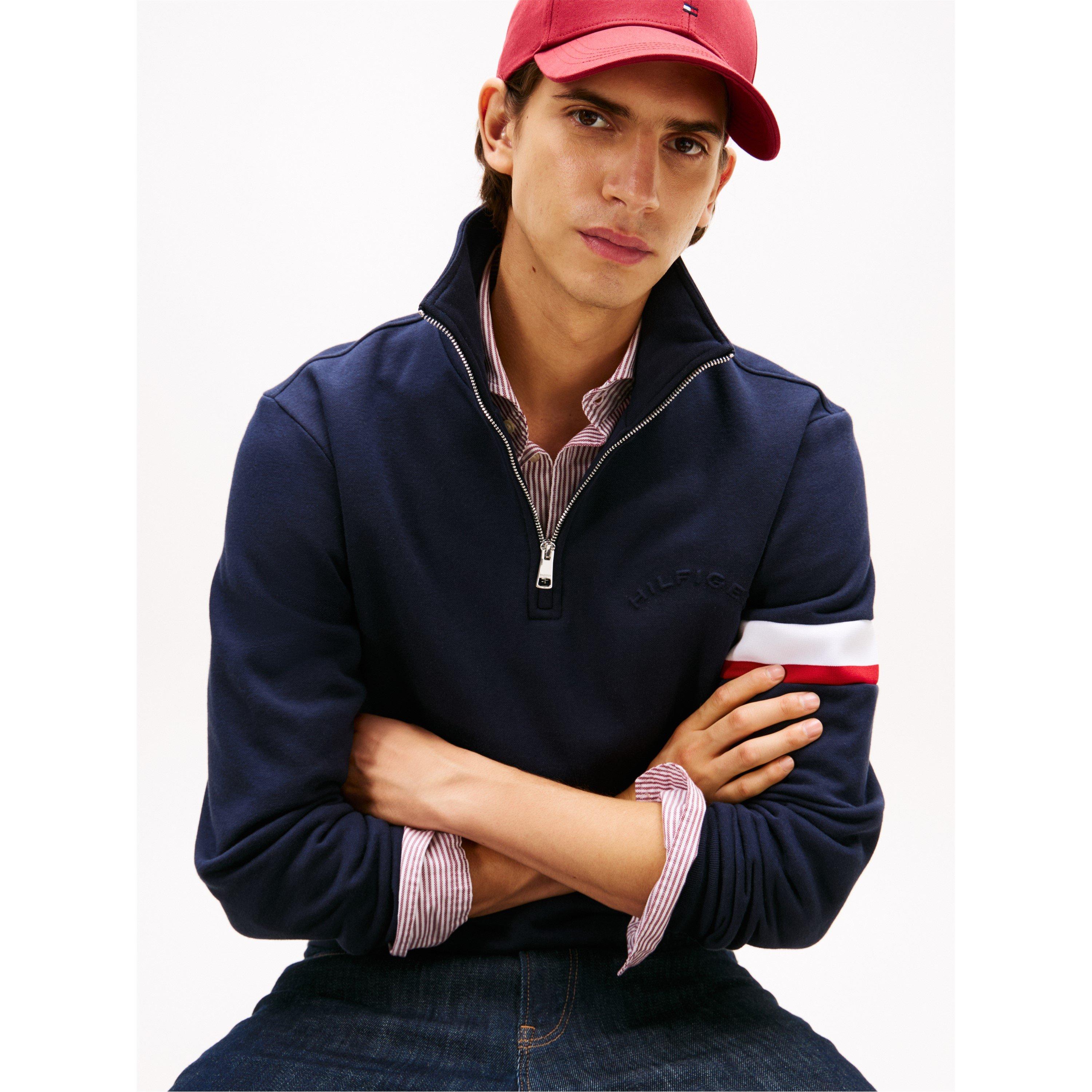 Desert Sky DW5 - Tommy Hilfiger - Men's quarter Zip Fleece - 5