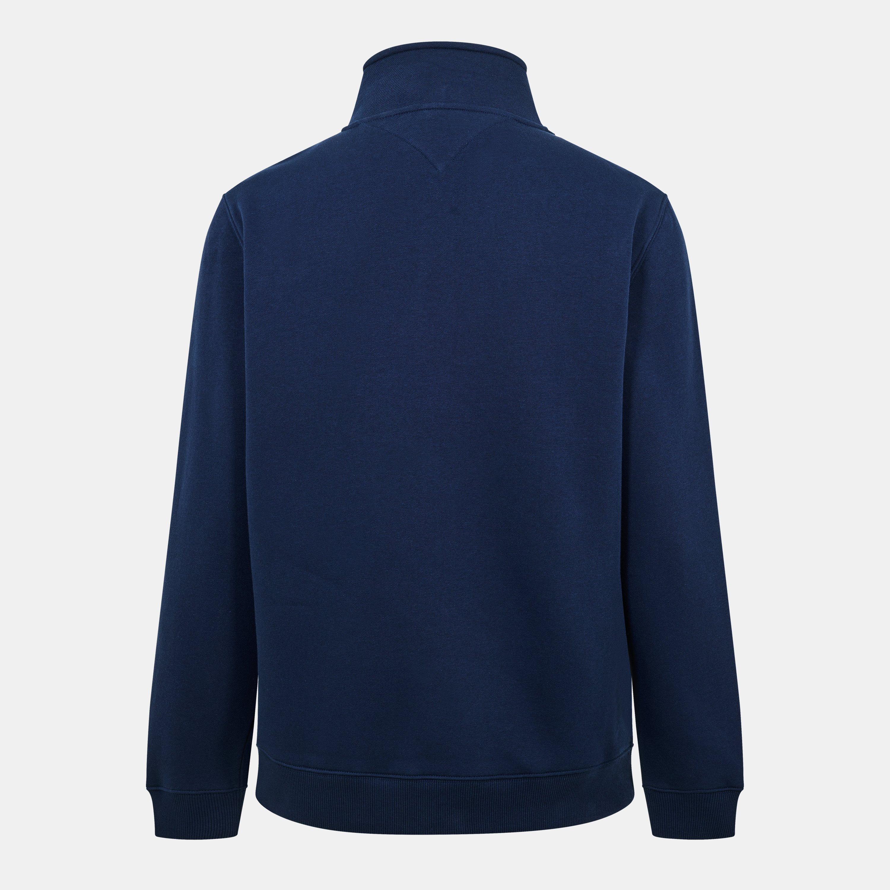 Dark Navy C1G - Tommy Jeans - Flag quarter Zip Fleece - 2
