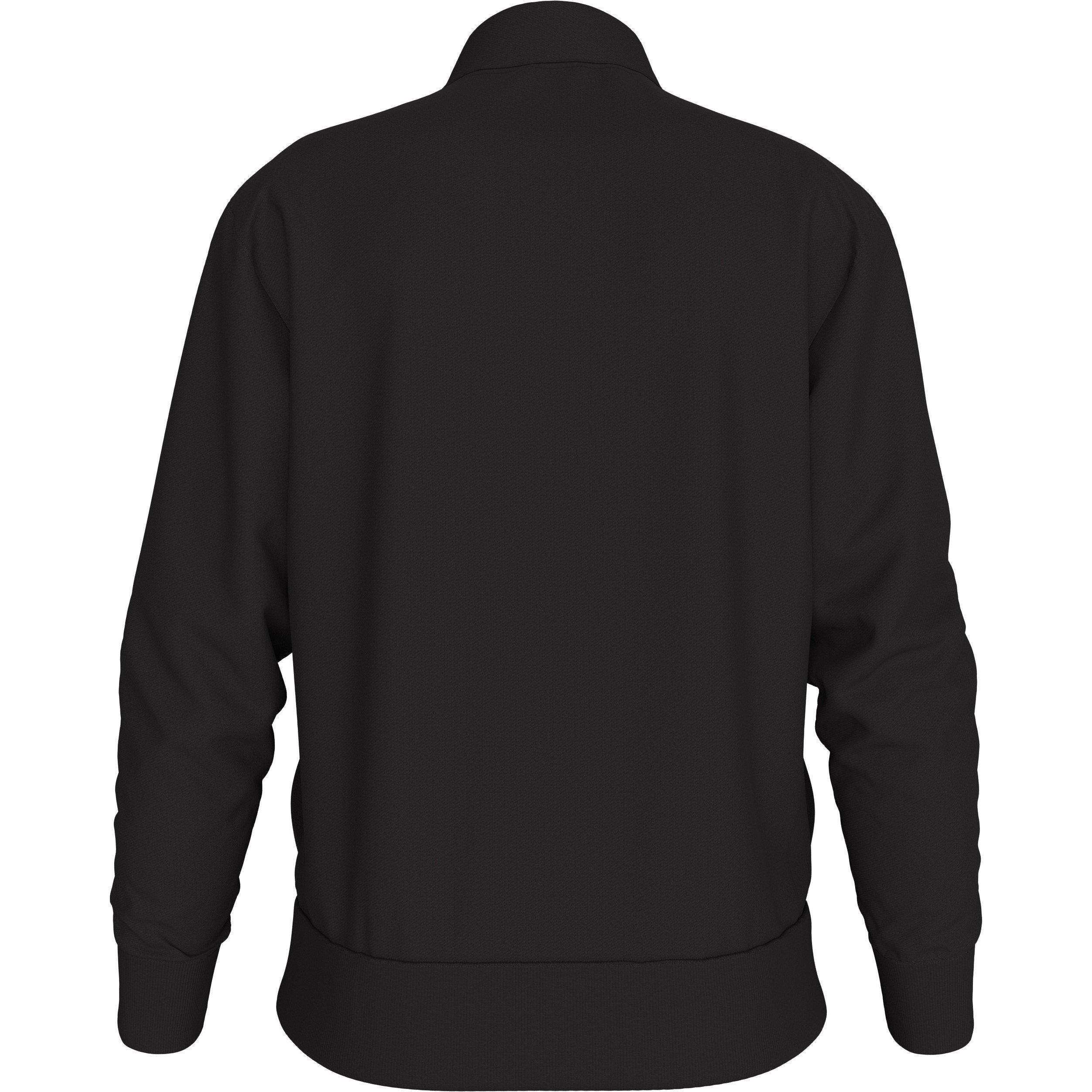 Black UB1 - Calvin Klein Jeans - Men's CKJ Monogram Quarter-Zip Fleece - 7