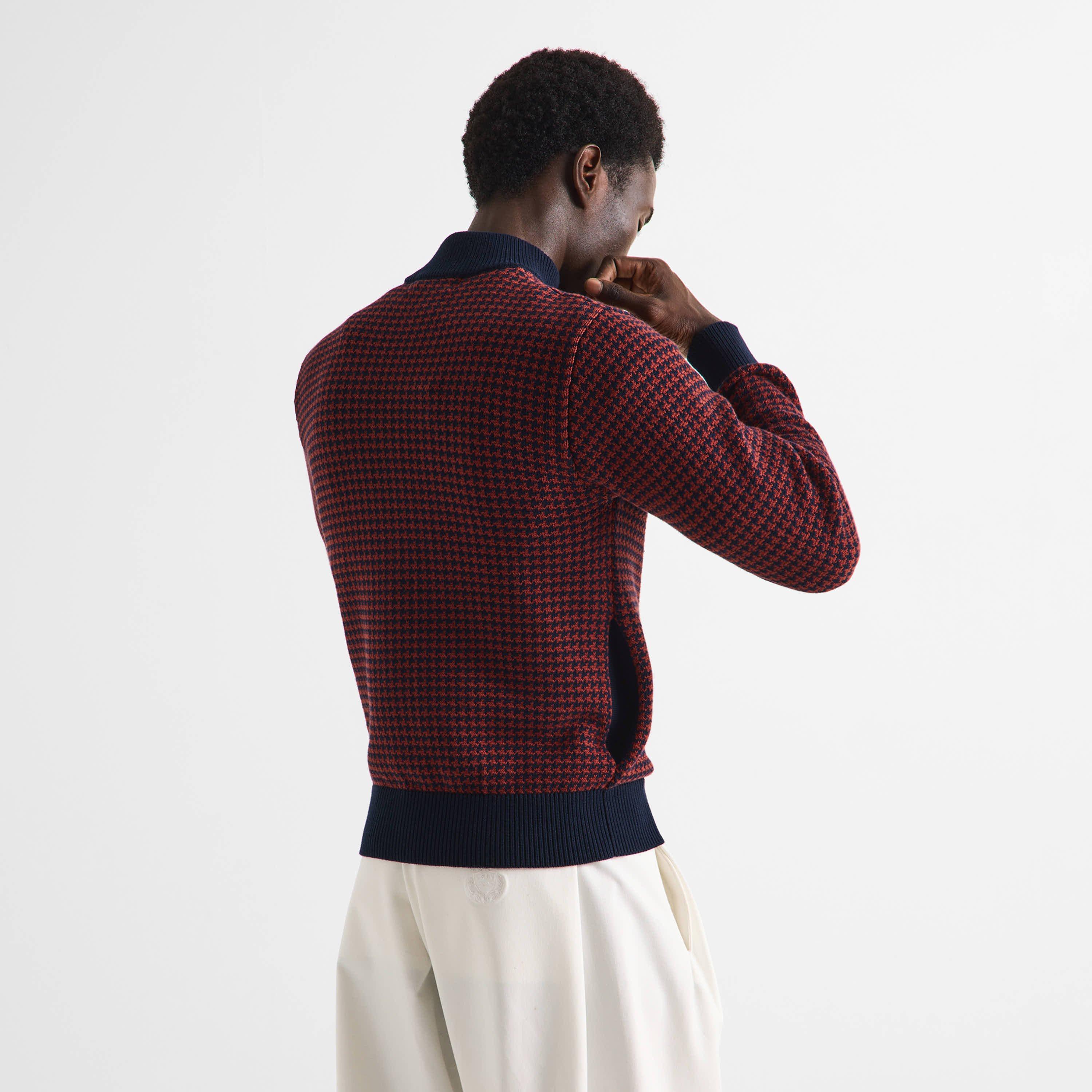 Burgundy - Slazenger Off-Court - Off-Court Men’s Last Orders Knitted Track Top - 4