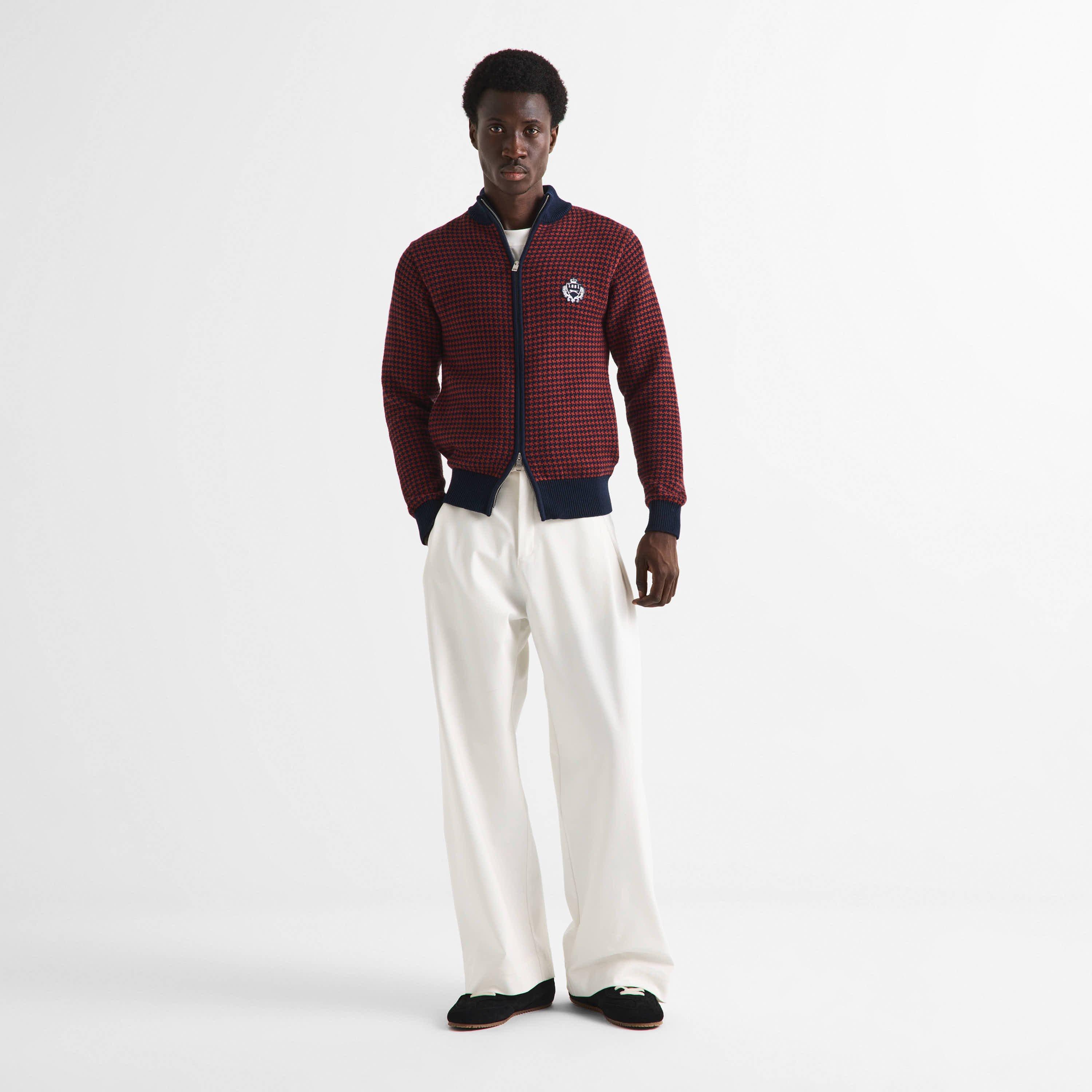 Burgundy - Slazenger Off-Court - Off-Court Men’s Last Orders Knitted Track Top - 6