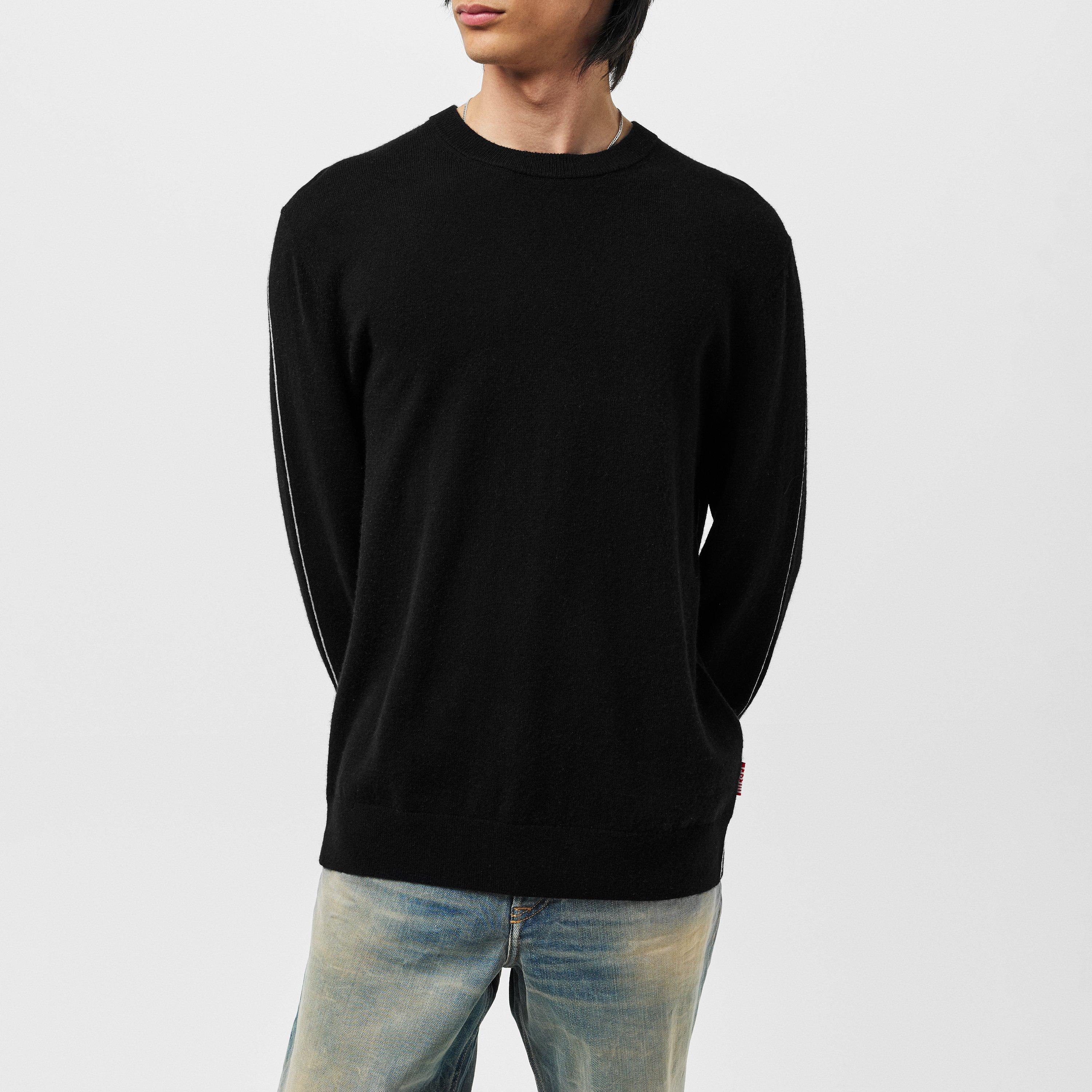 Black Black - Diesel - Men's Lined Hoodie - 3