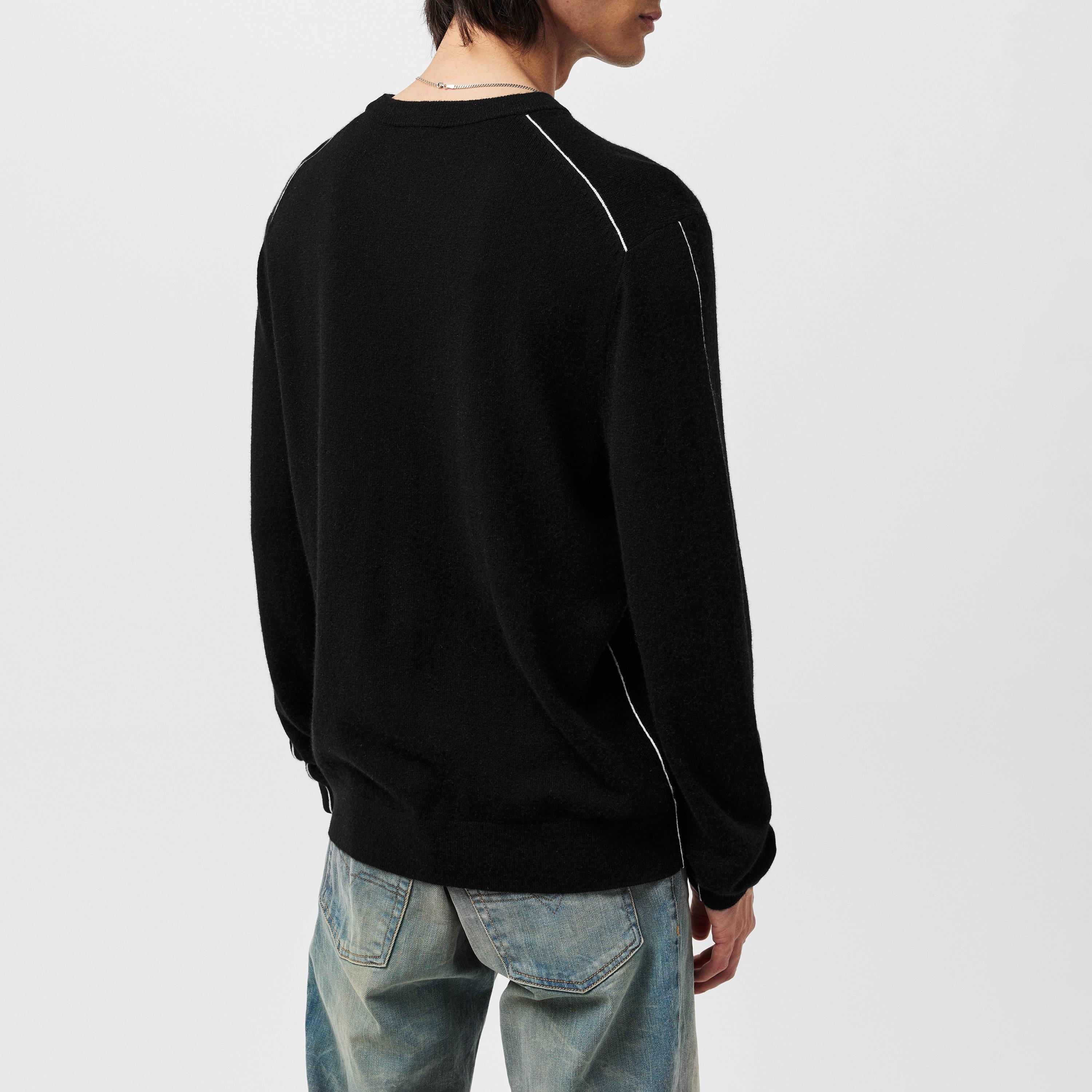 Black Black - Diesel - Men's Lined Hoodie - 4