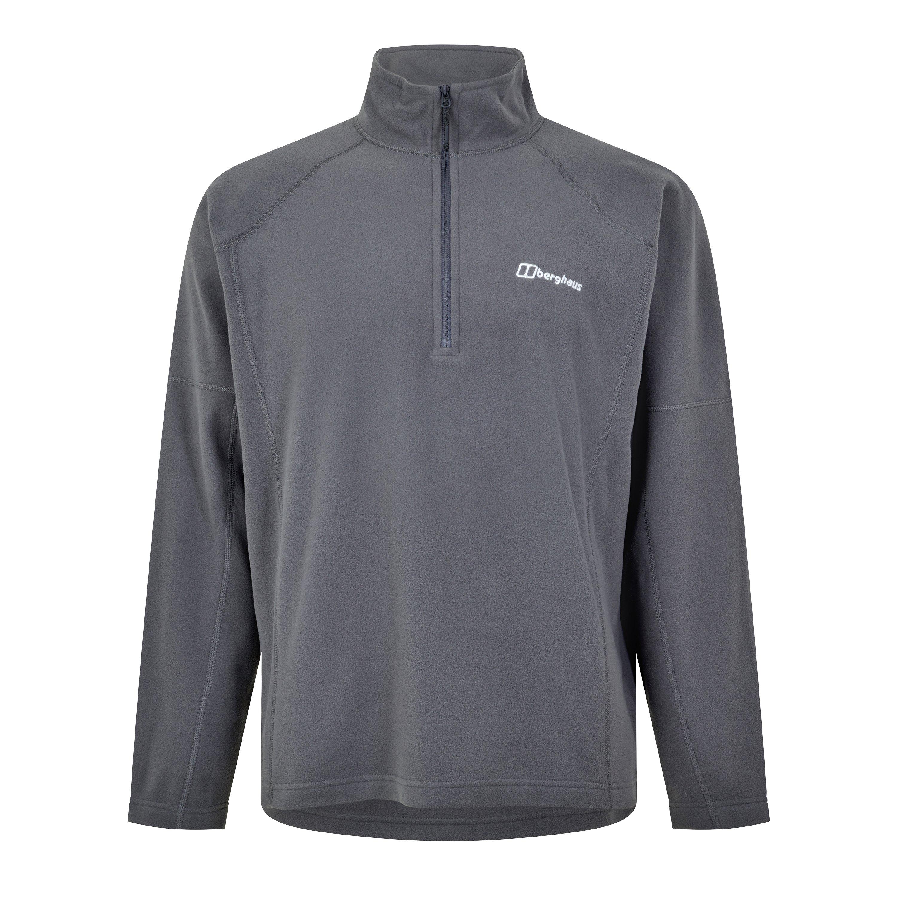 Berghaus Men's Prism Micro Half Zip Polartec Fleece - Grey - Medium