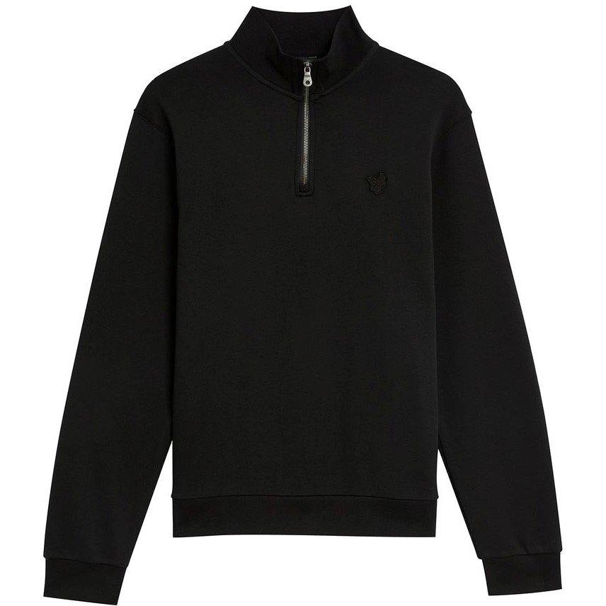 Lyle And Scott Men's Quarter-Zip Fleece - Jet Black Z865 - XL