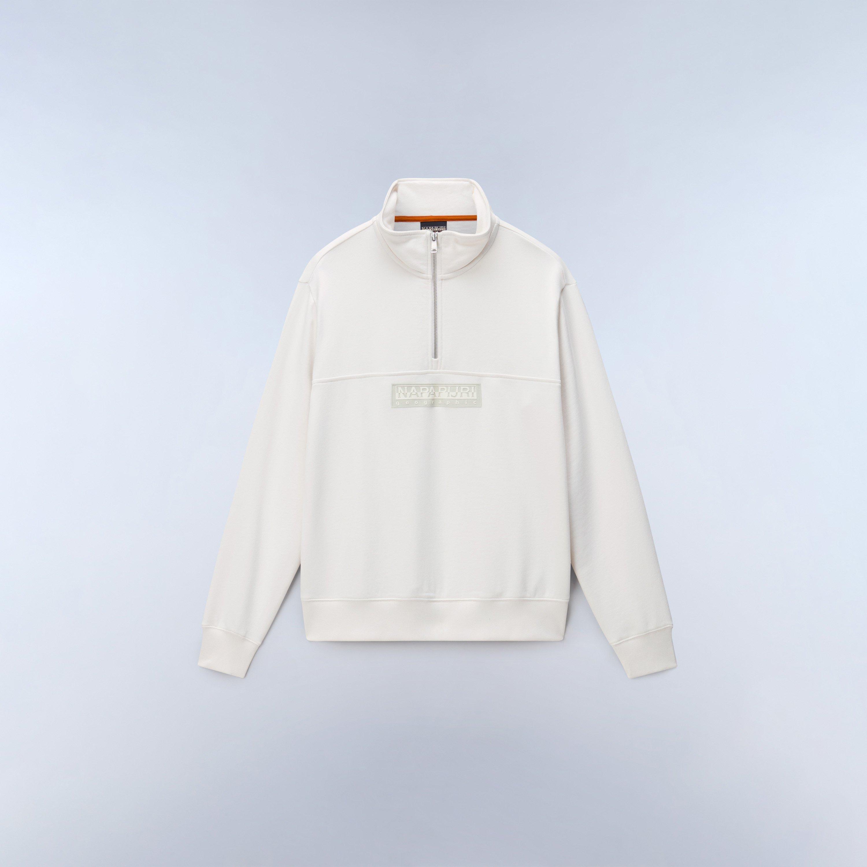 Napapijri Napa Box 1/4 Zip Mens - White - Size 2XL