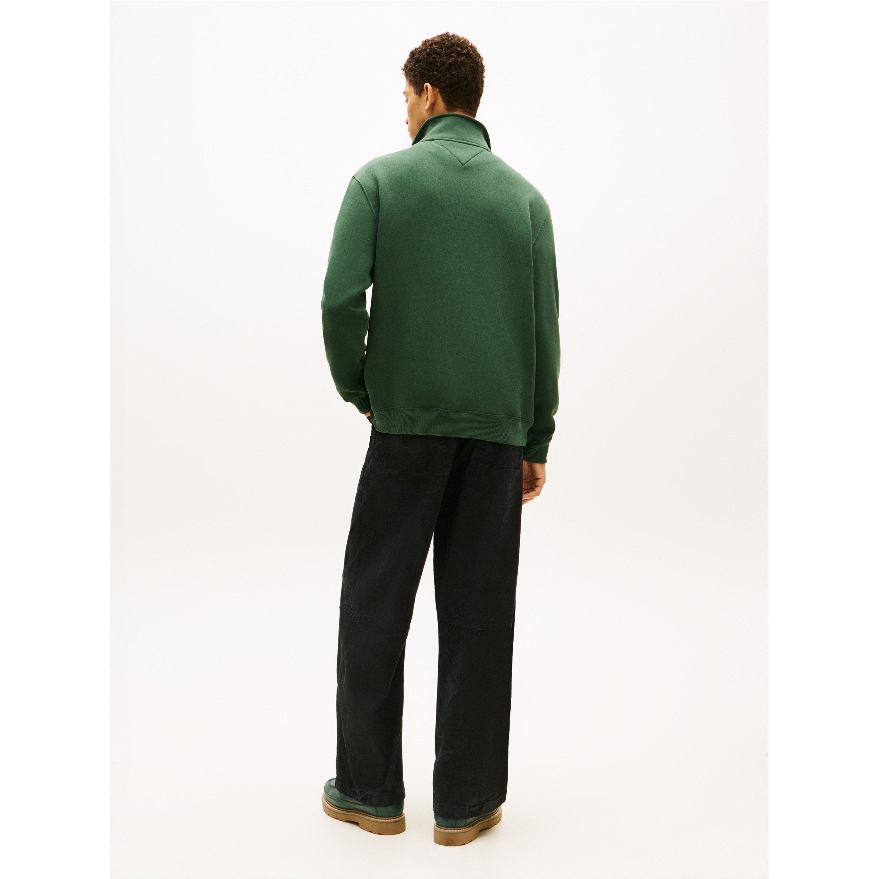 Shadow Pine - Tommy Jeans - TJ Fleece 1/4Zip Sn63 - 5