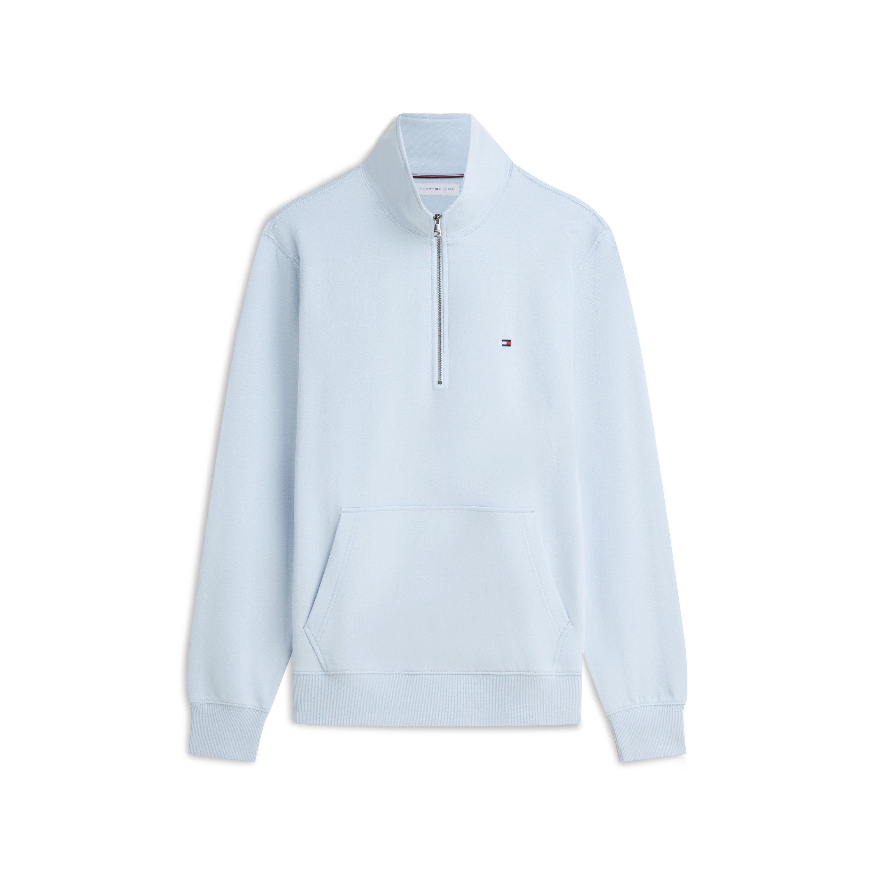 Breezy Blue - Tommy Hilfiger - Men's Quarter Zip Fleece - 1