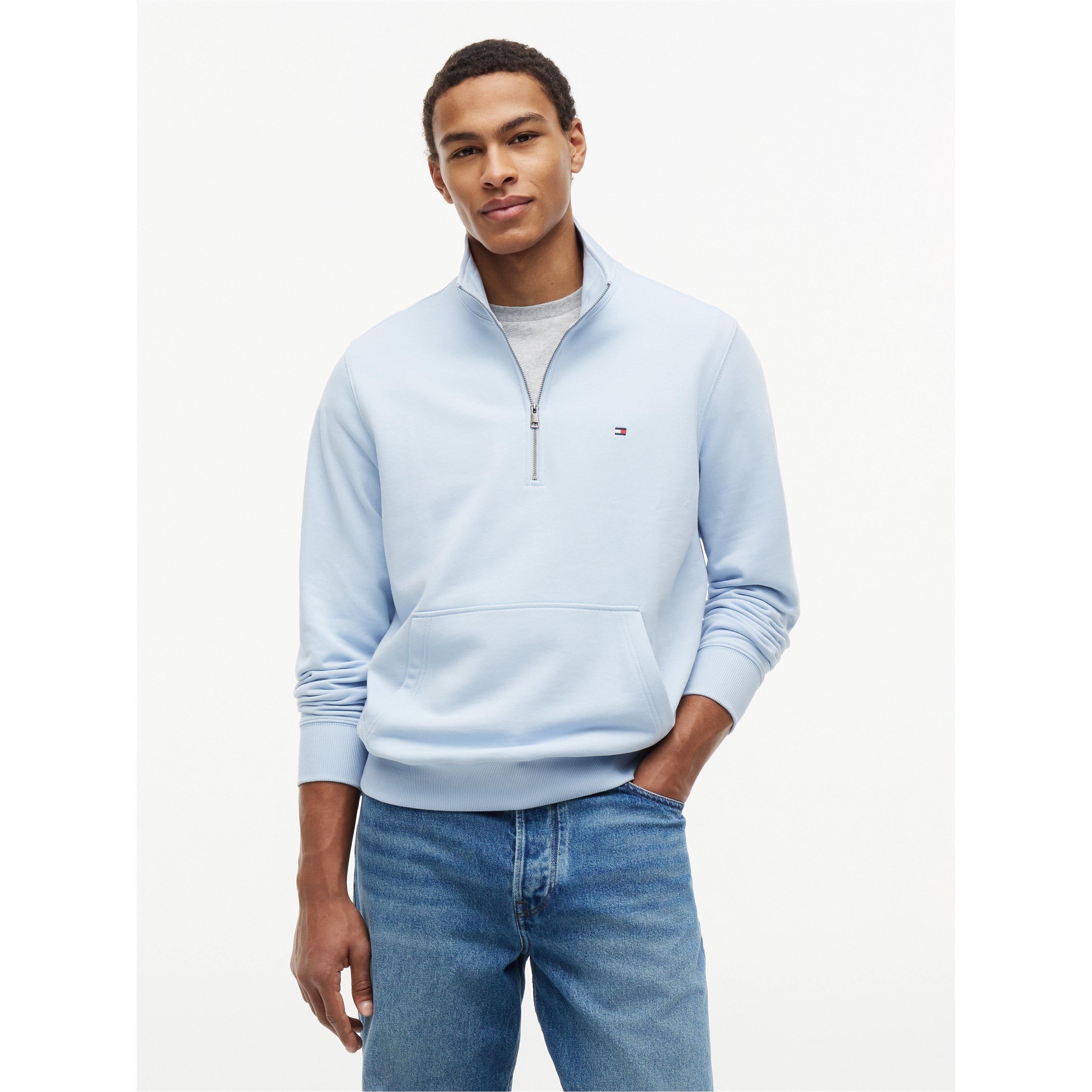 Breezy Blue - Tommy Hilfiger - Men's Quarter Zip Fleece - 2