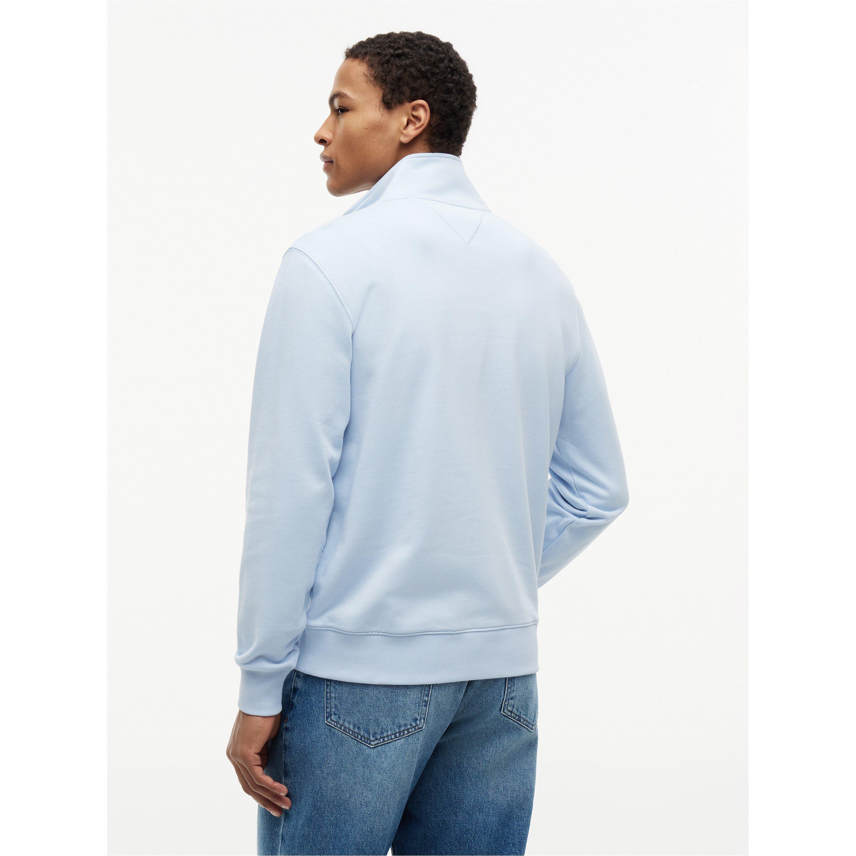 Breezy Blue - Tommy Hilfiger - Men's Quarter Zip Fleece - 5
