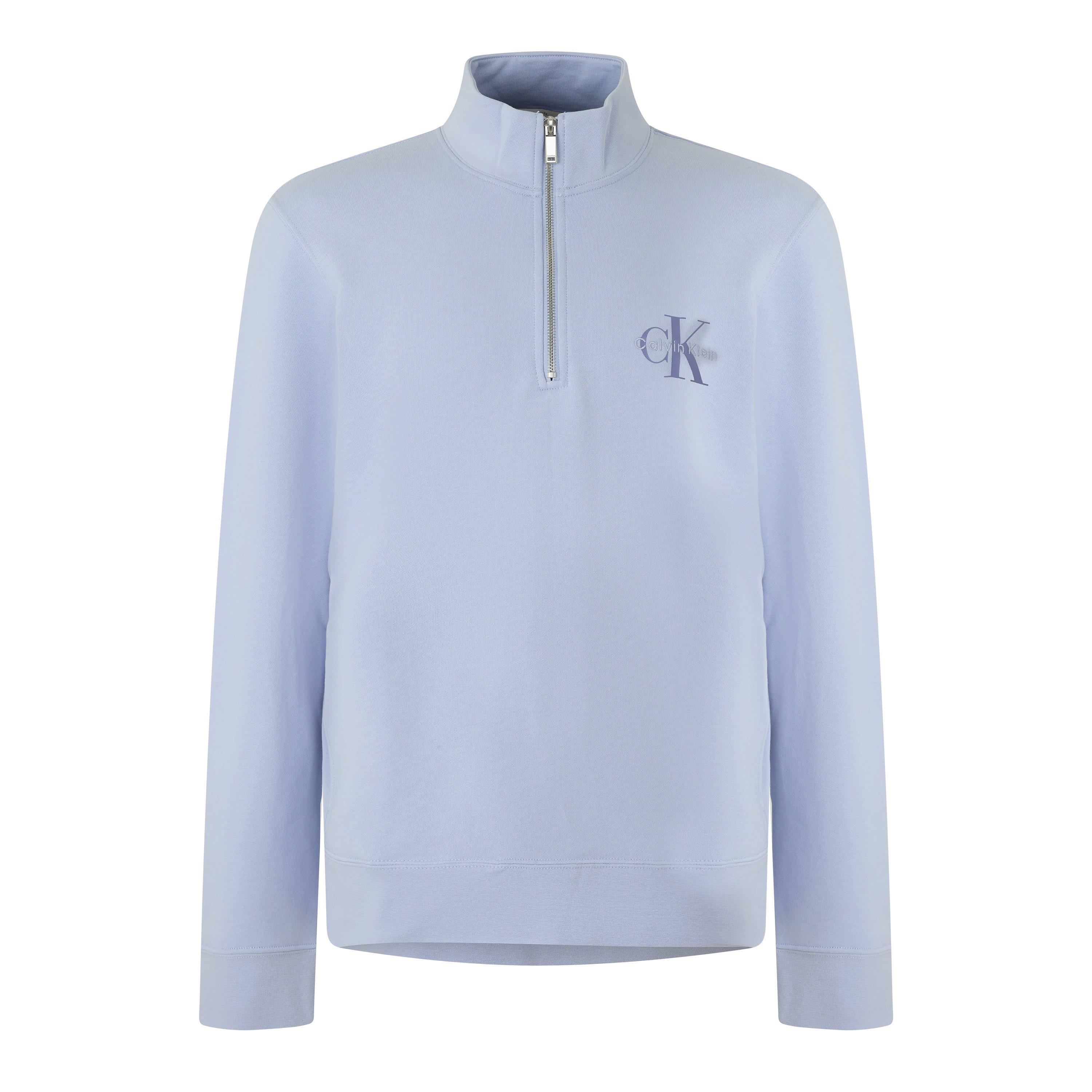 Casual Blue - Calvin Klein Jeans - Men's 1/4 Zip Fleece - 1
