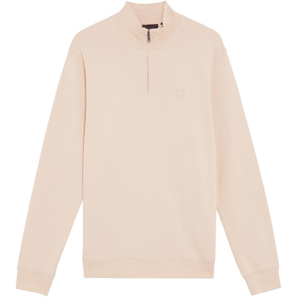 Pink Tint - Lyle and Scott - Men's Quarter Zip Fleece - 2