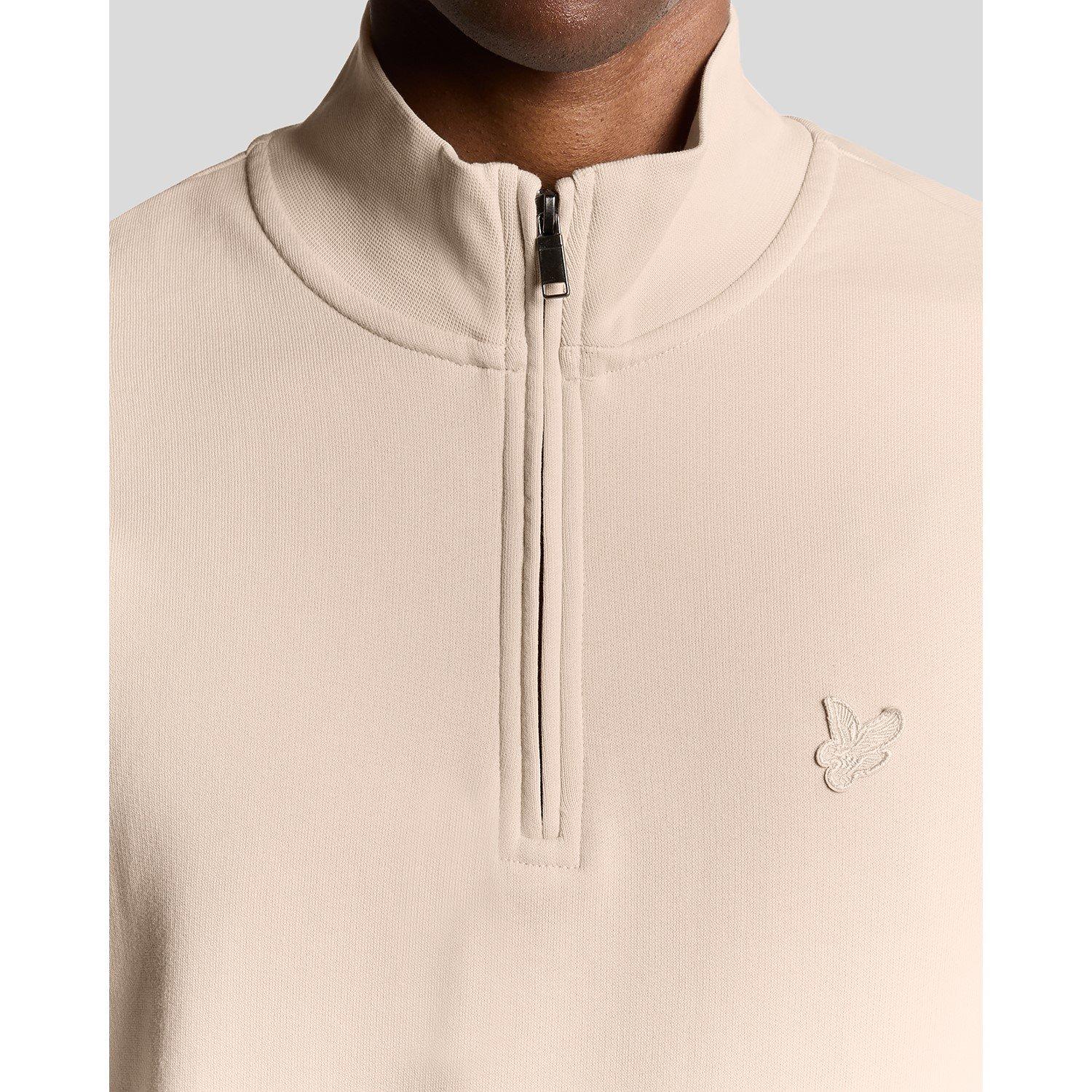 Pink Tint - Lyle and Scott - Men's Quarter Zip Fleece - 4