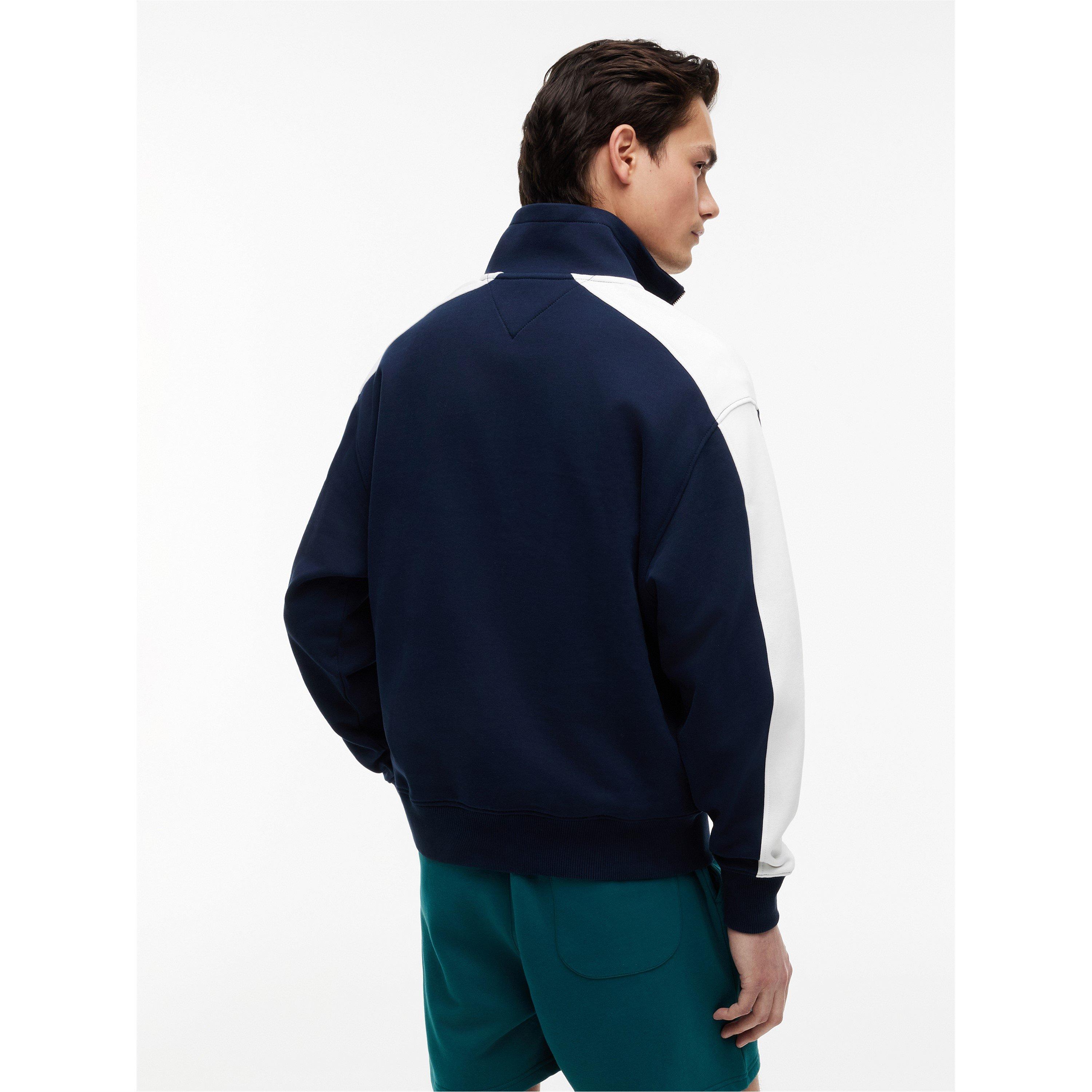 Nvy/Red/Wht - Tommy Jeans - Men's 1/4 Zip Fleece - 5