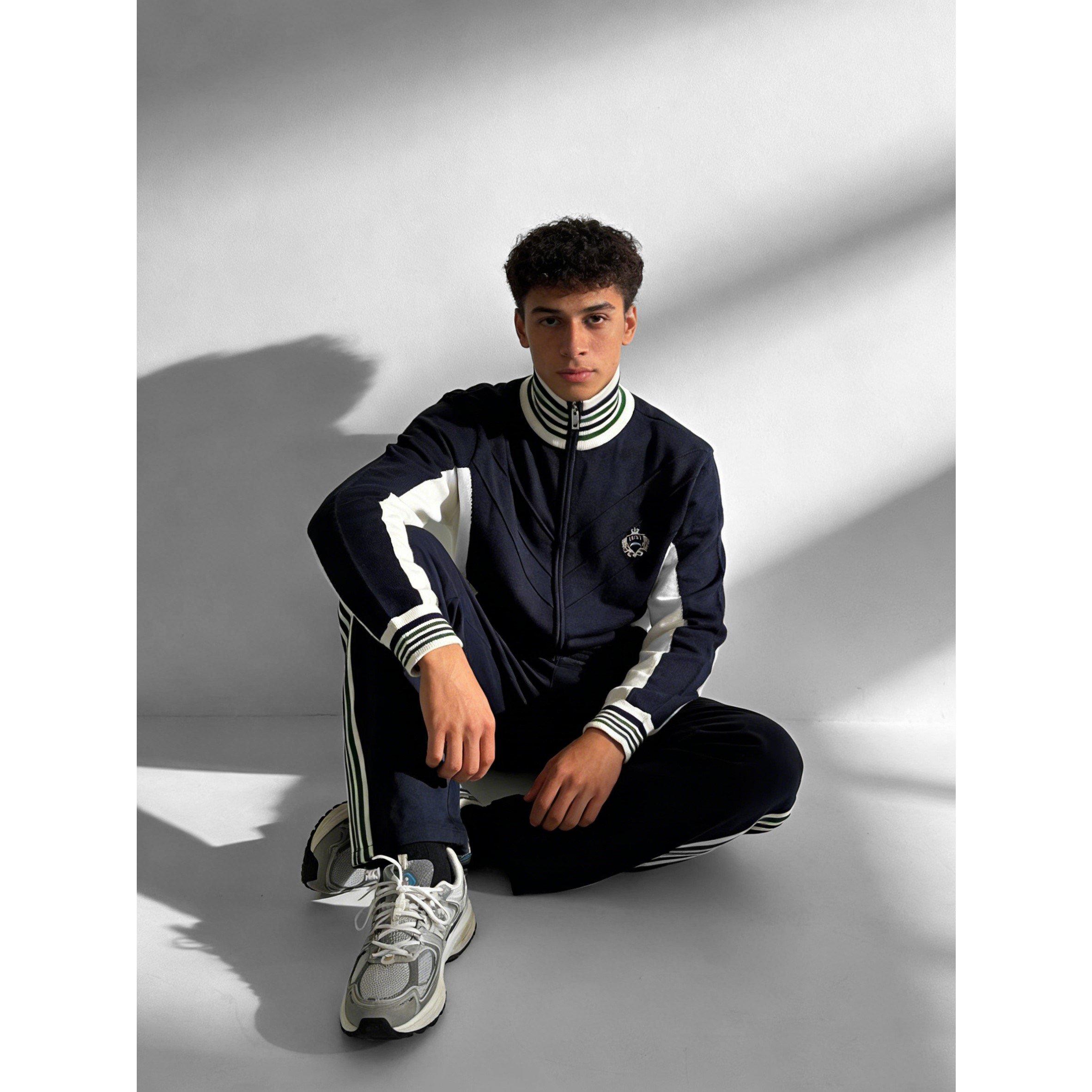 Blue - Slazenger - Slaz Knit Track Jkt Sn63 - 4