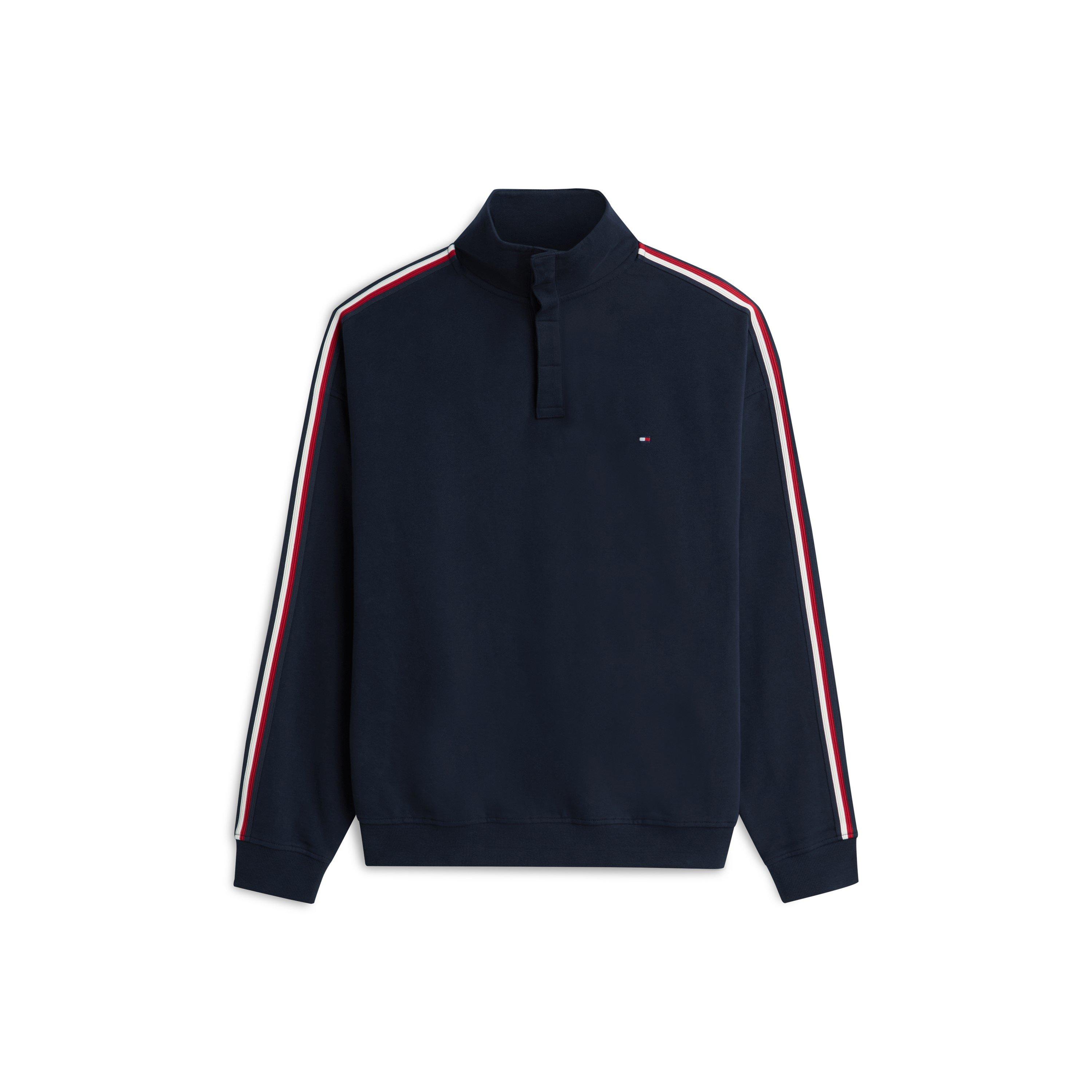 Navy Blue - Tommy Hilfiger - THB Glbl Stripe 1/2 Sn64 - 1