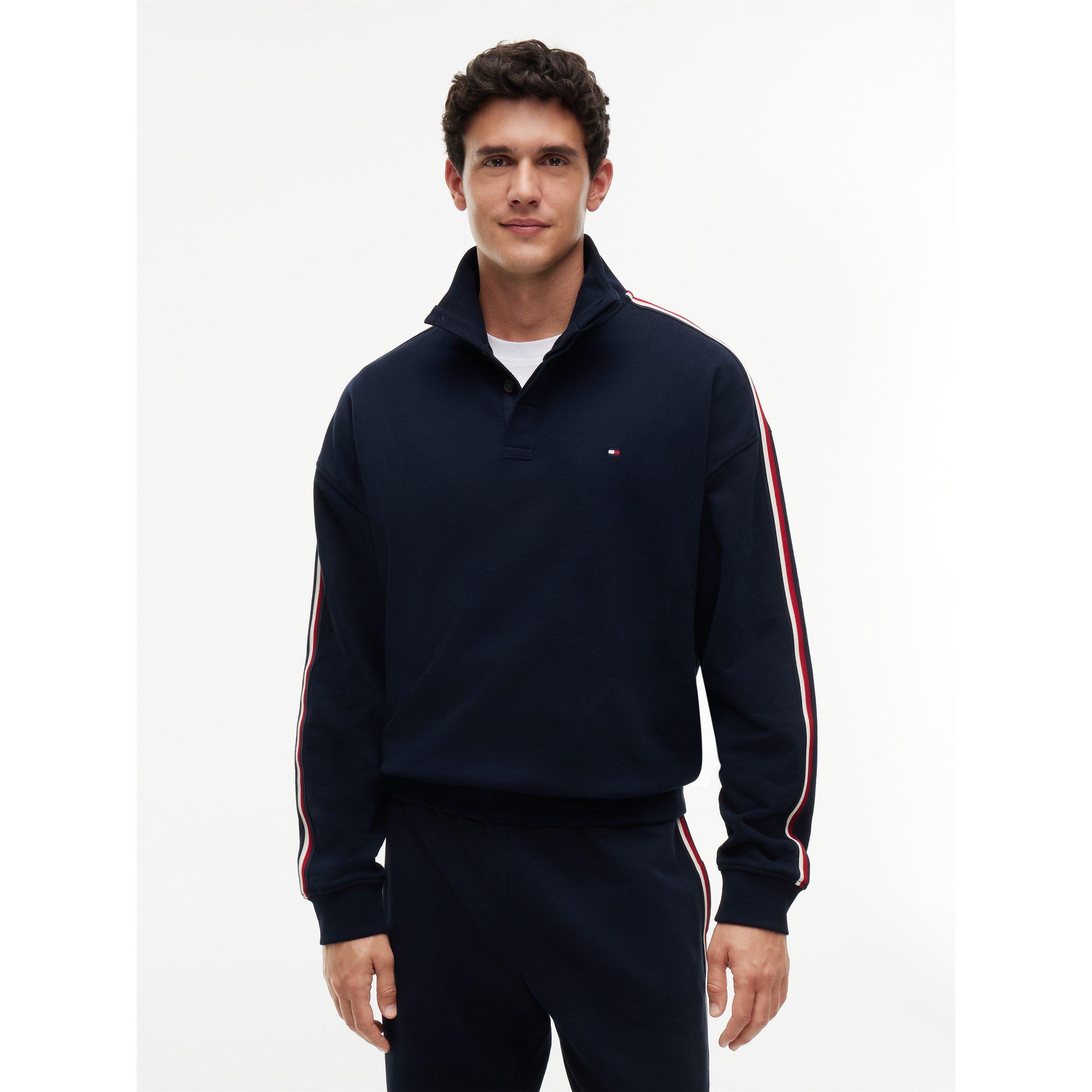 Navy Blue - Tommy Hilfiger - THB Glbl Stripe 1/2 Sn64 - 2
